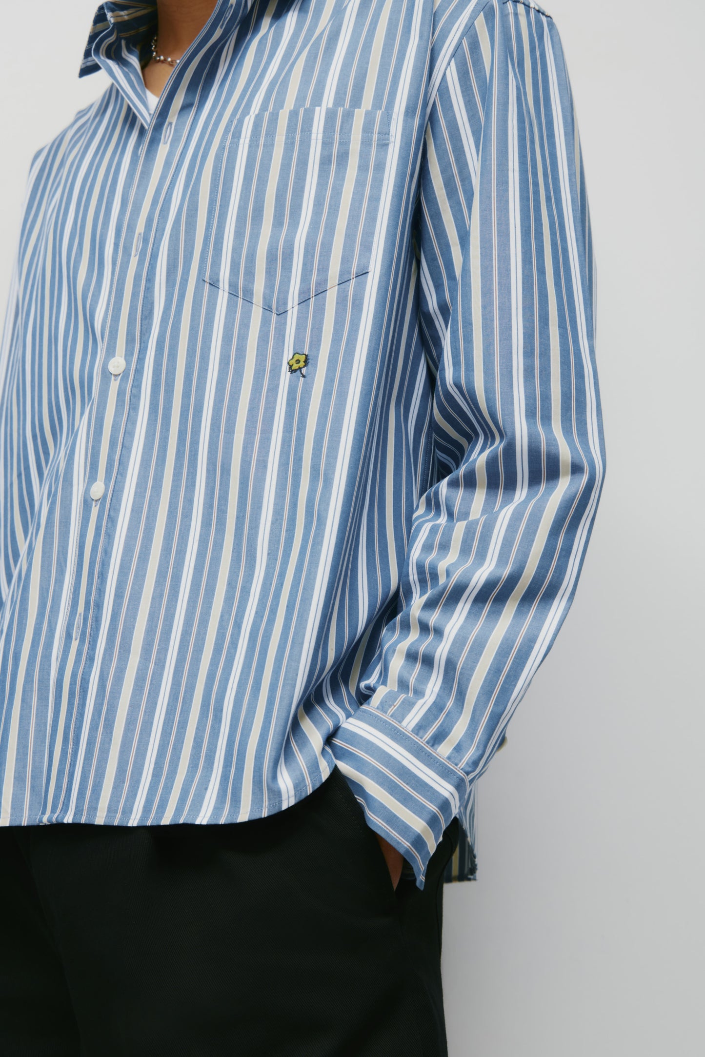 Men's Zia Shirt in Dark Indigo/Yakimo/Safari Stripe