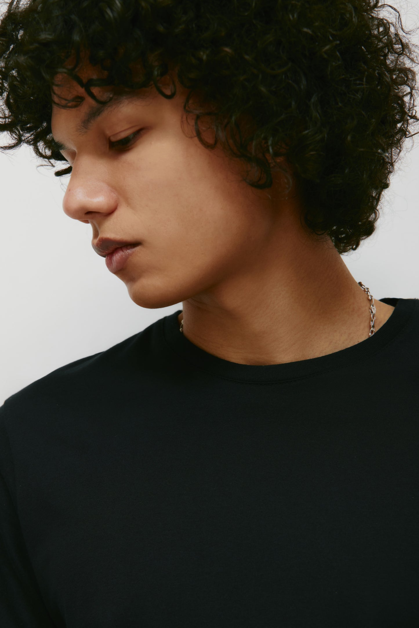 Men's Essential Crew in Black