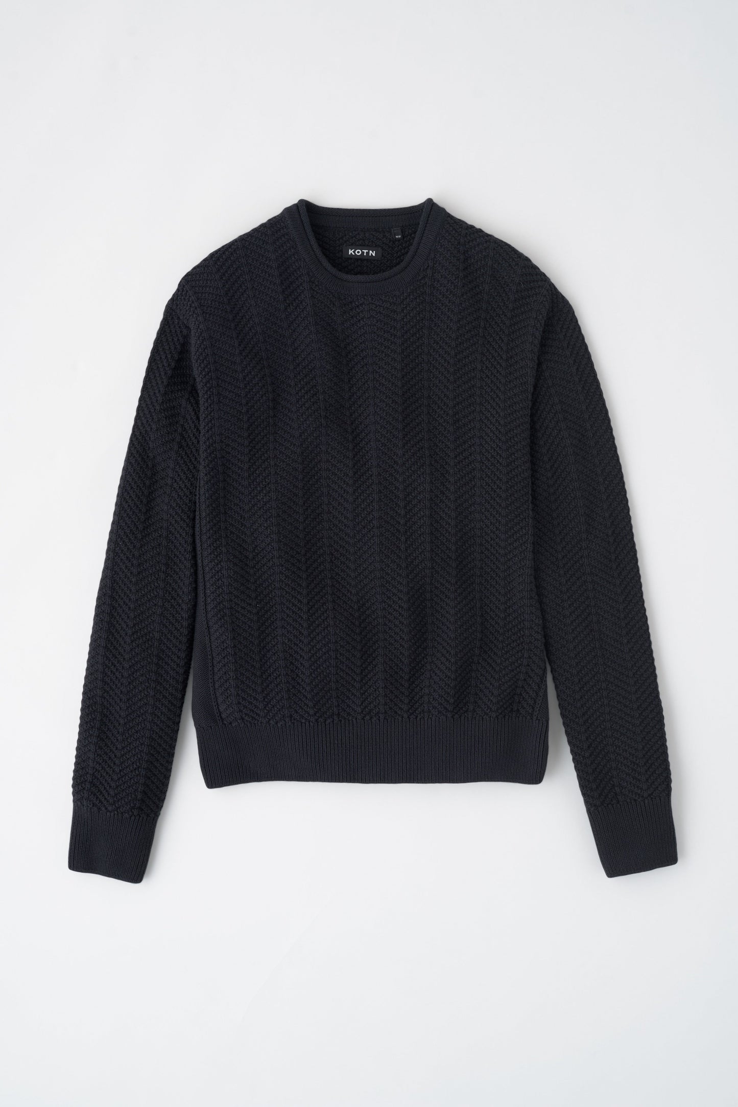 Men's Dahab Rollneck Sweater in Black