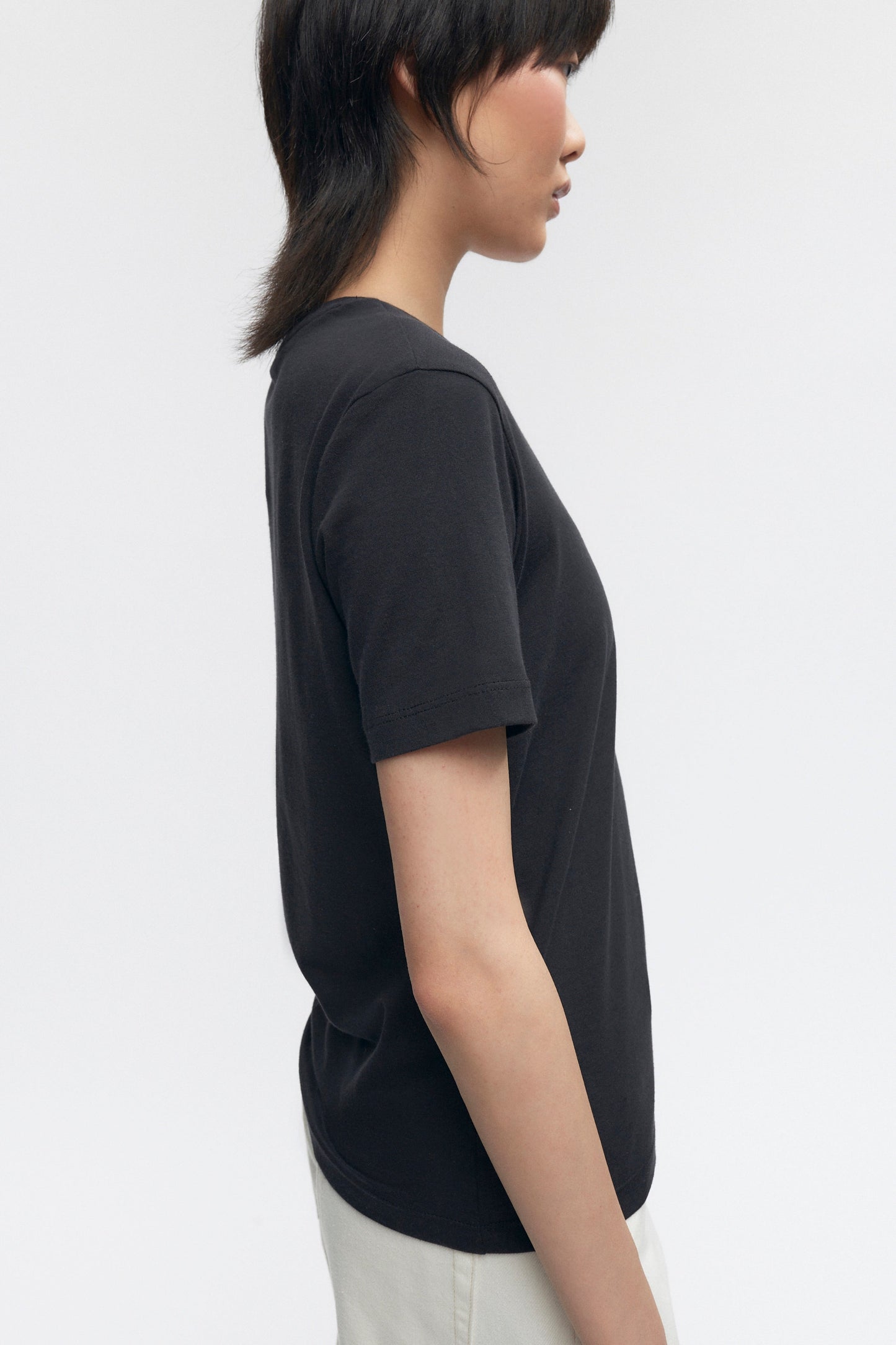 Women's Essential Crew in Black