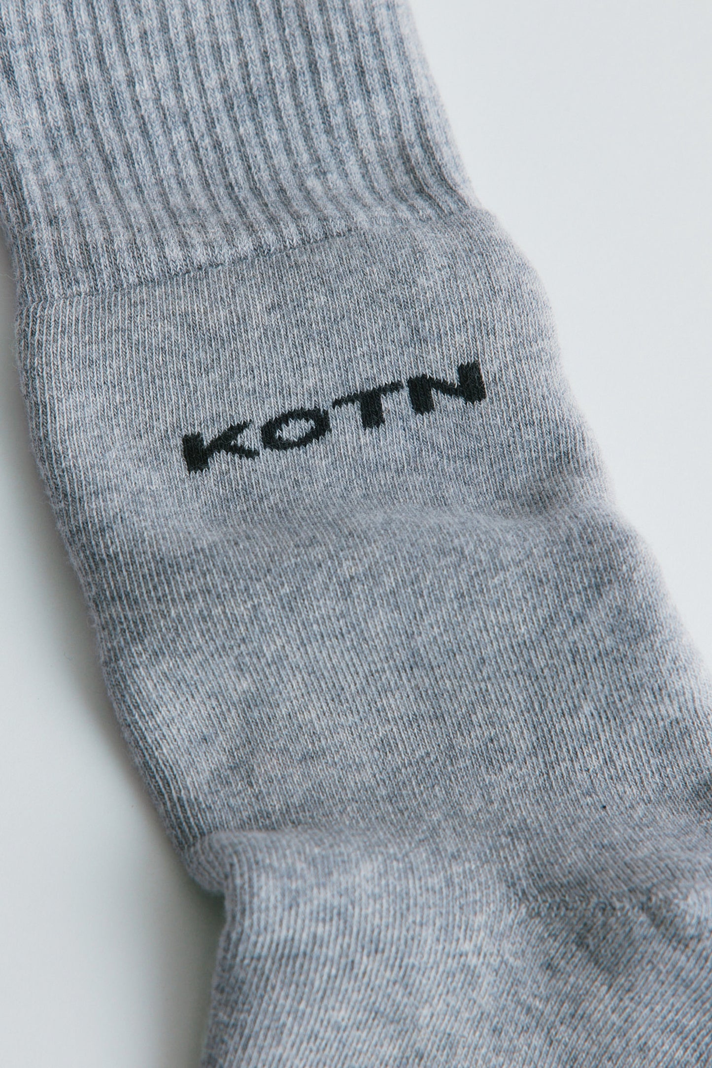 Crew Socks in Grey Mix
