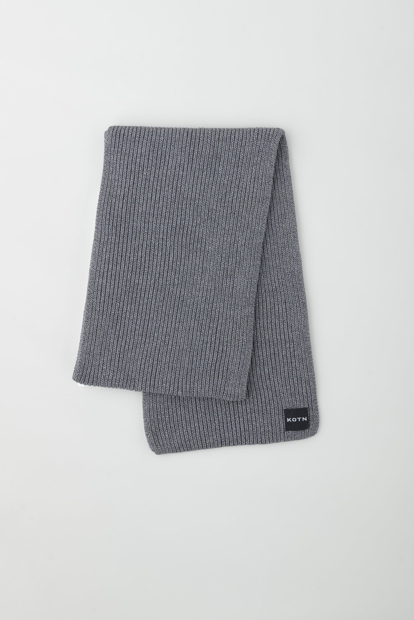 Dafa Scarf in Black Melange
