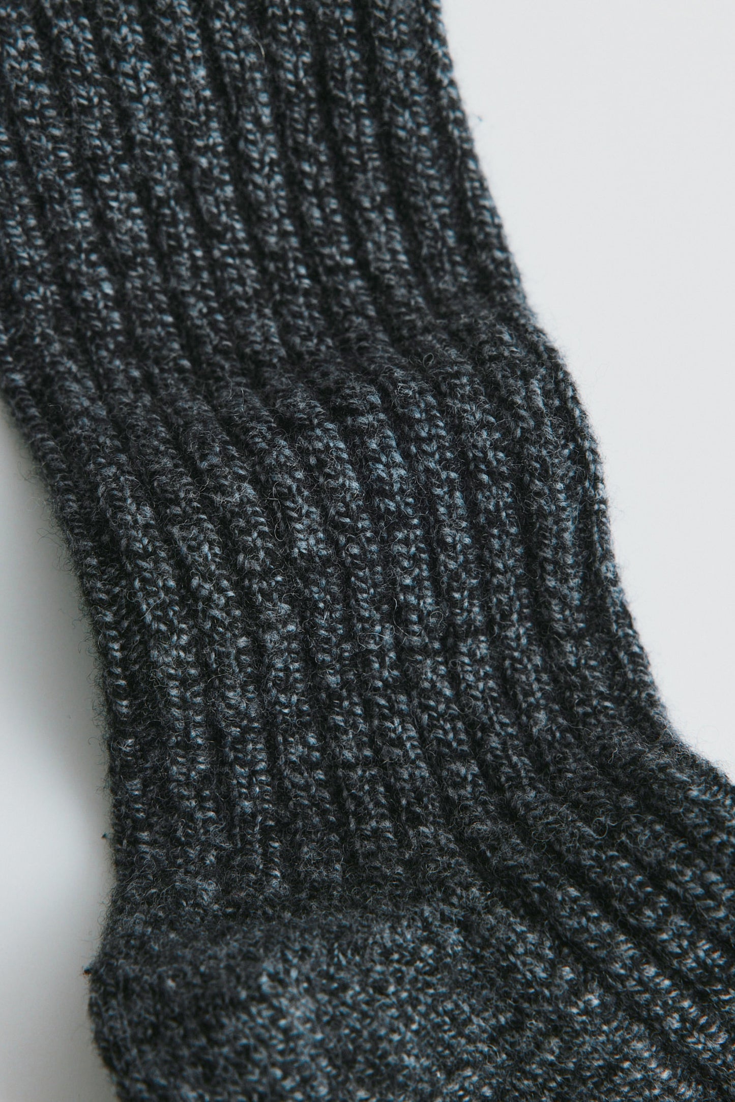 Highlands Sweater Socks in Black/Charcoal