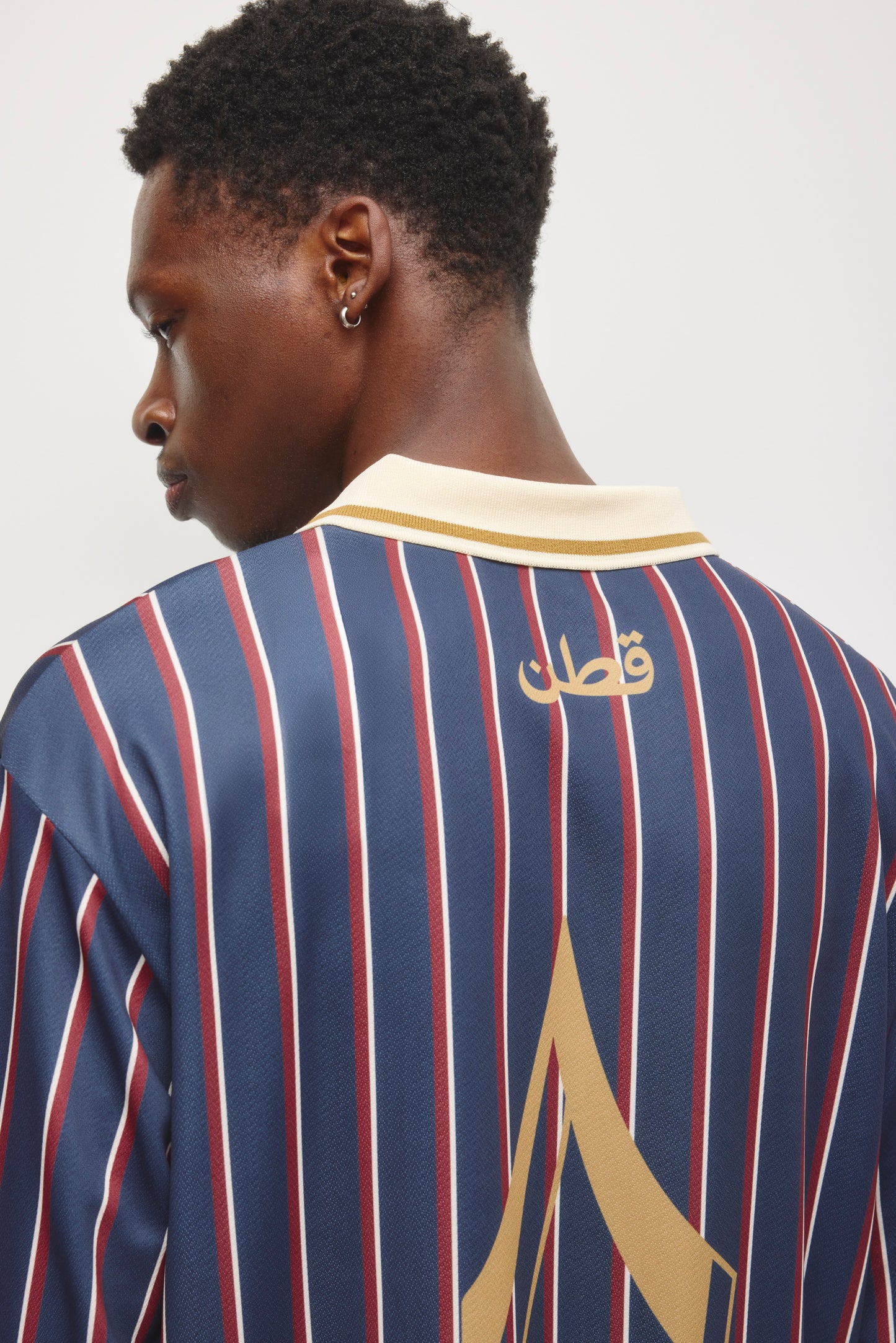 Kotn LS Soccer Jersey in Deep Ocean/Carmine/Birch