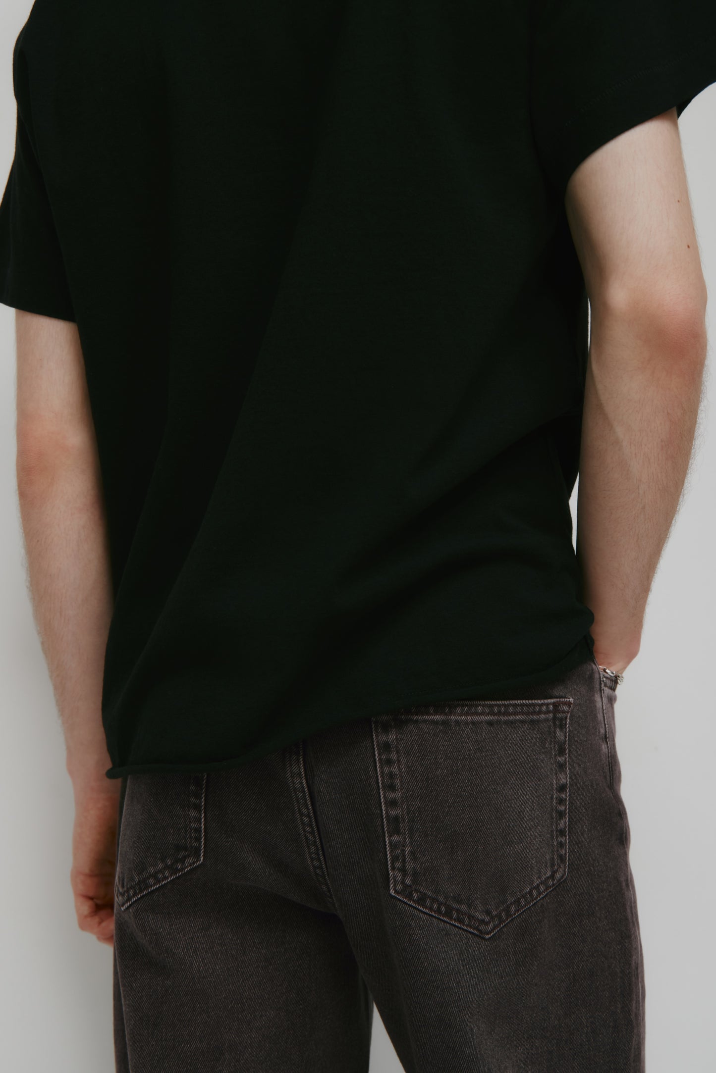 Men's Band Tee in Black