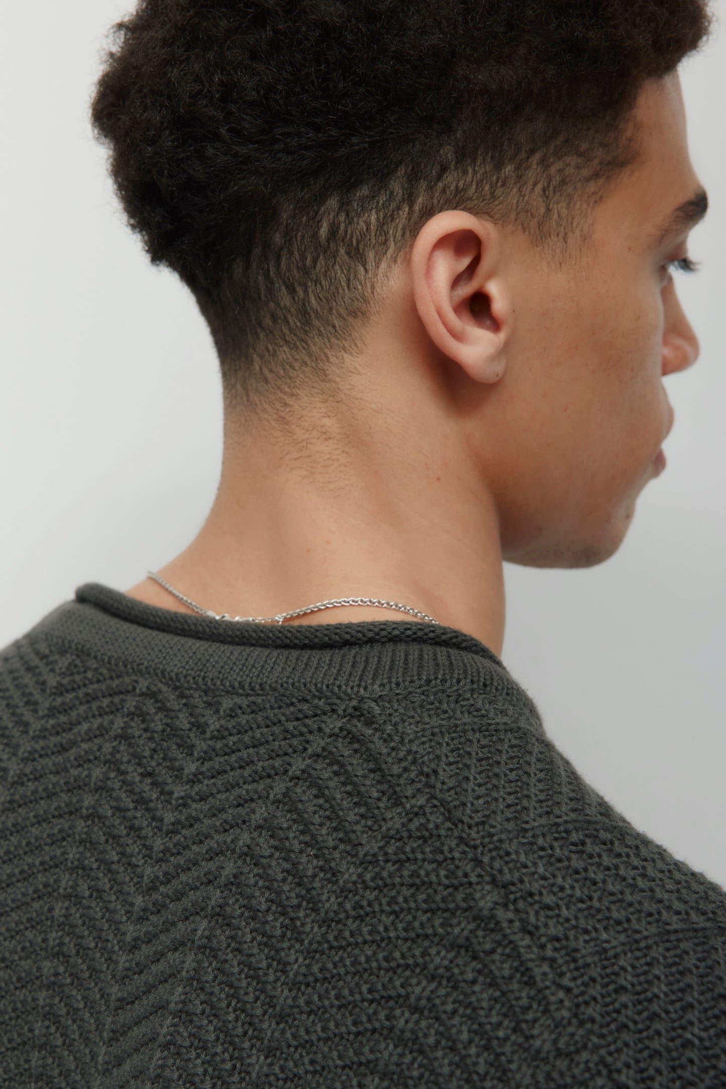 Men's Dahab Rollneck Sweater in Beluga
