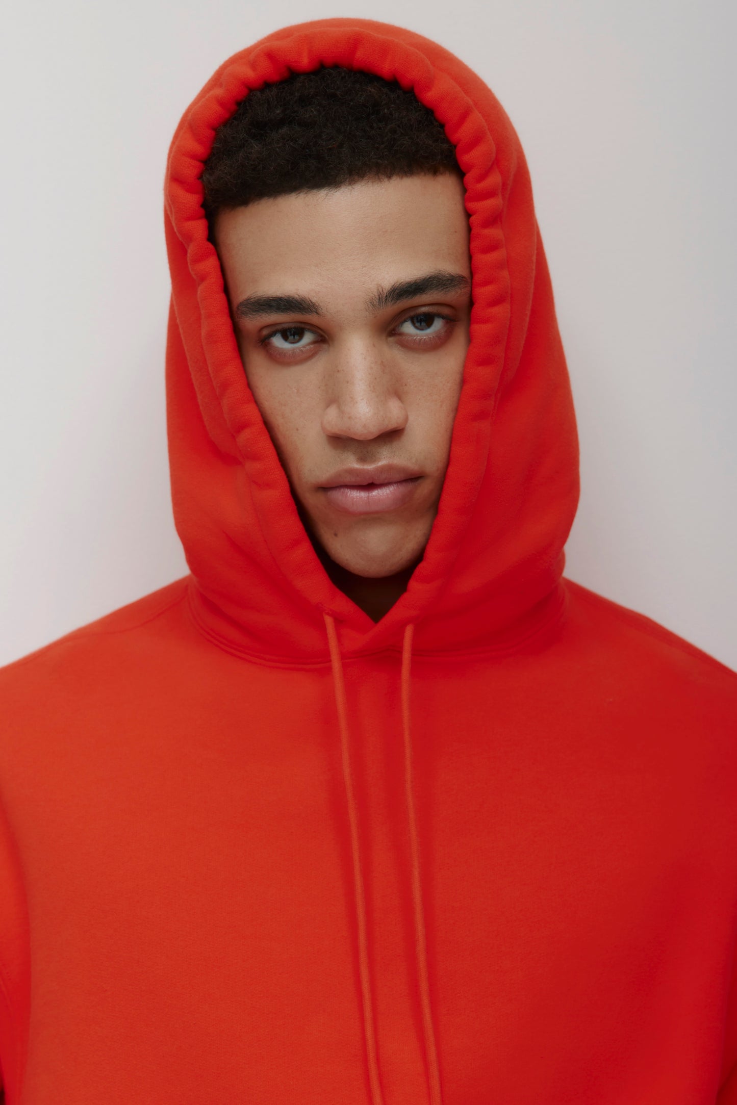 Men's Heavyweight Hoodie in Fiery Red