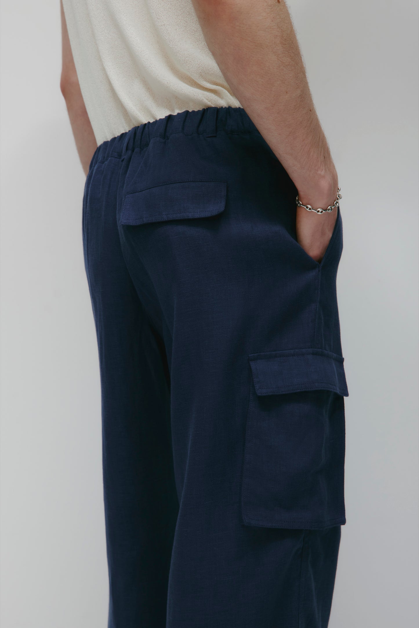 Men's Sila Linen Cargo Pant