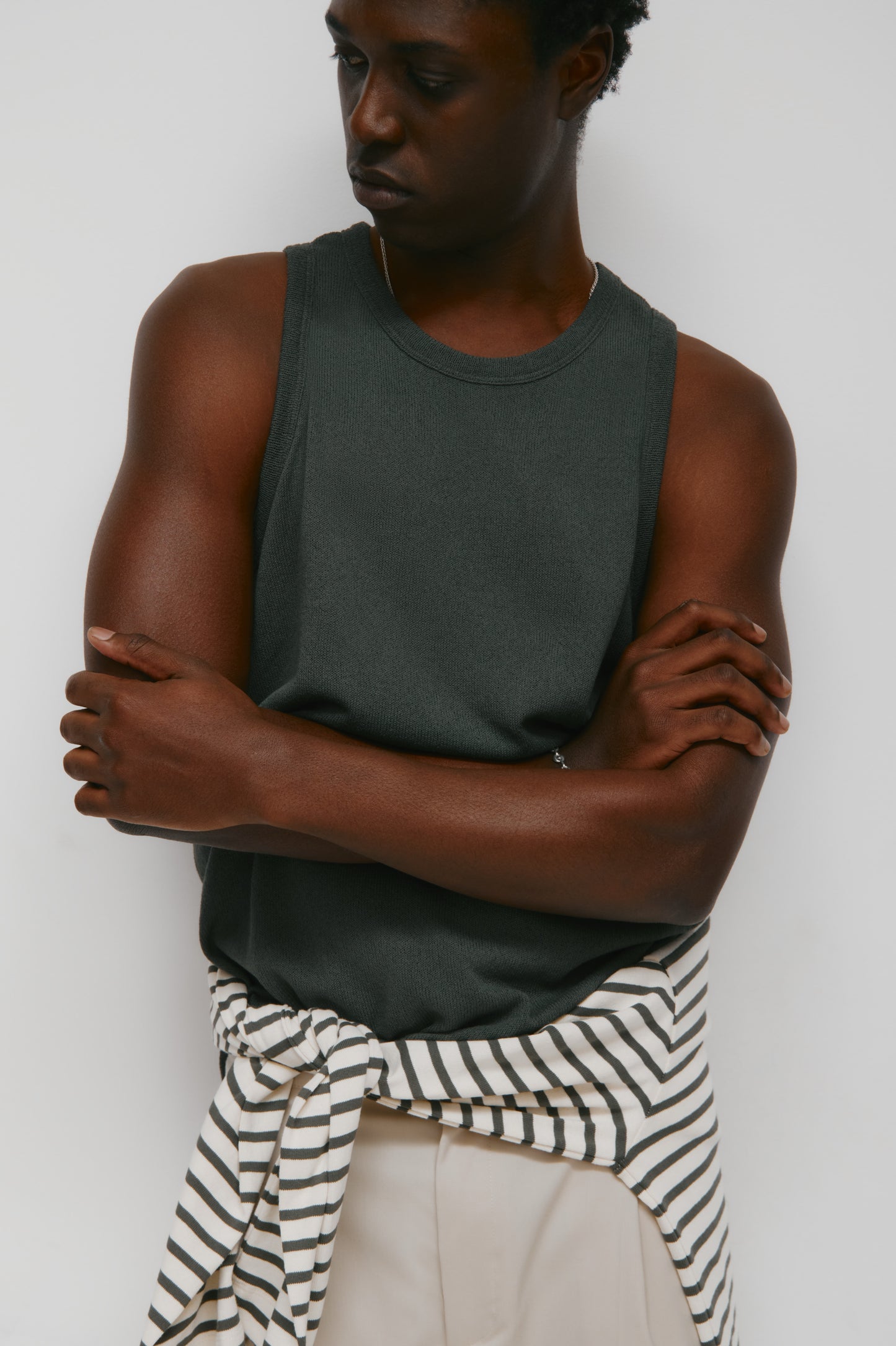 Men's Luxor Jersey Tank in Beluga