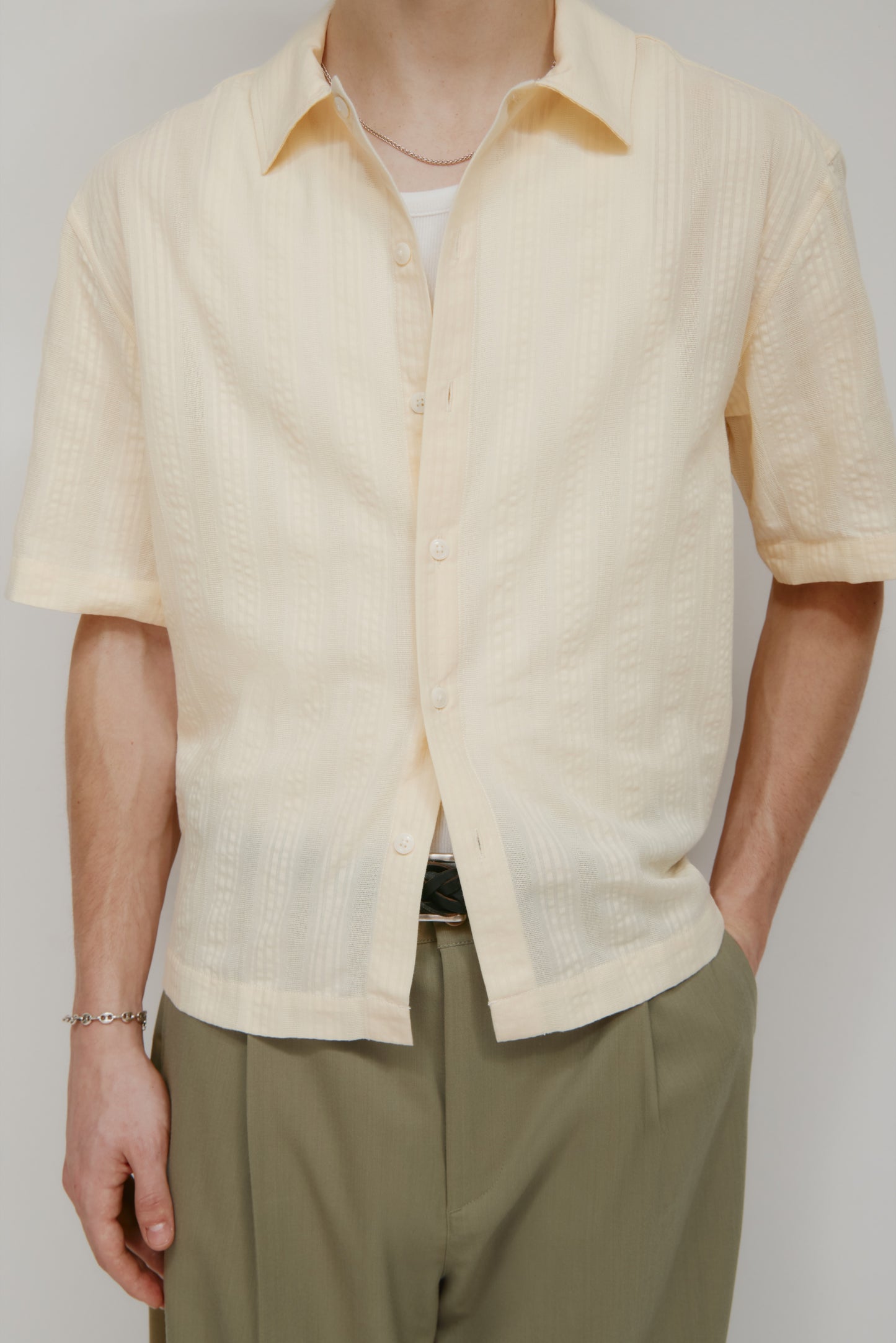 Men's Sadeem Shirt in Natural
