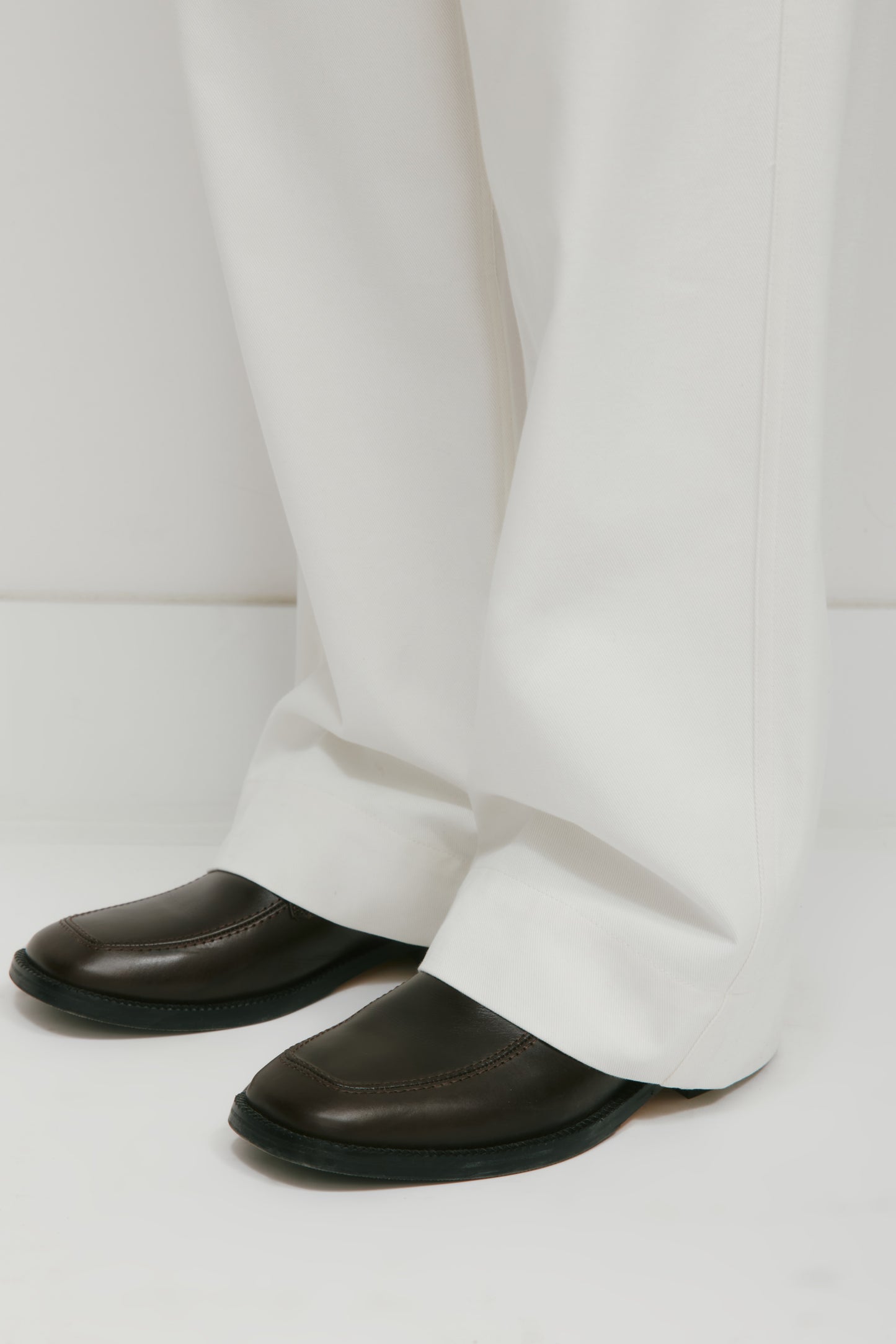 Men's Slouchy Buma Trouser in Marshmallow