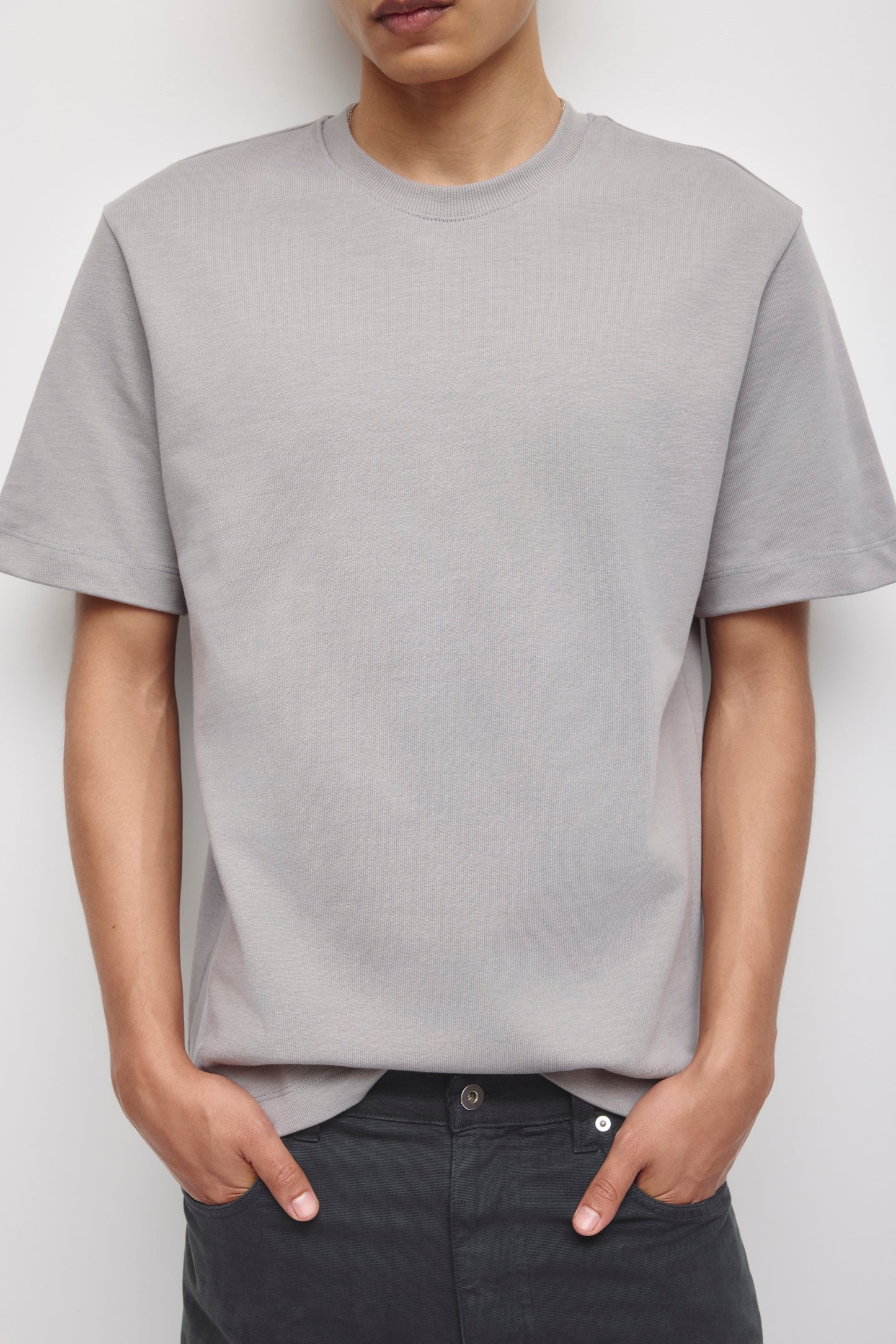 Men's Slub Tee in Gypsum