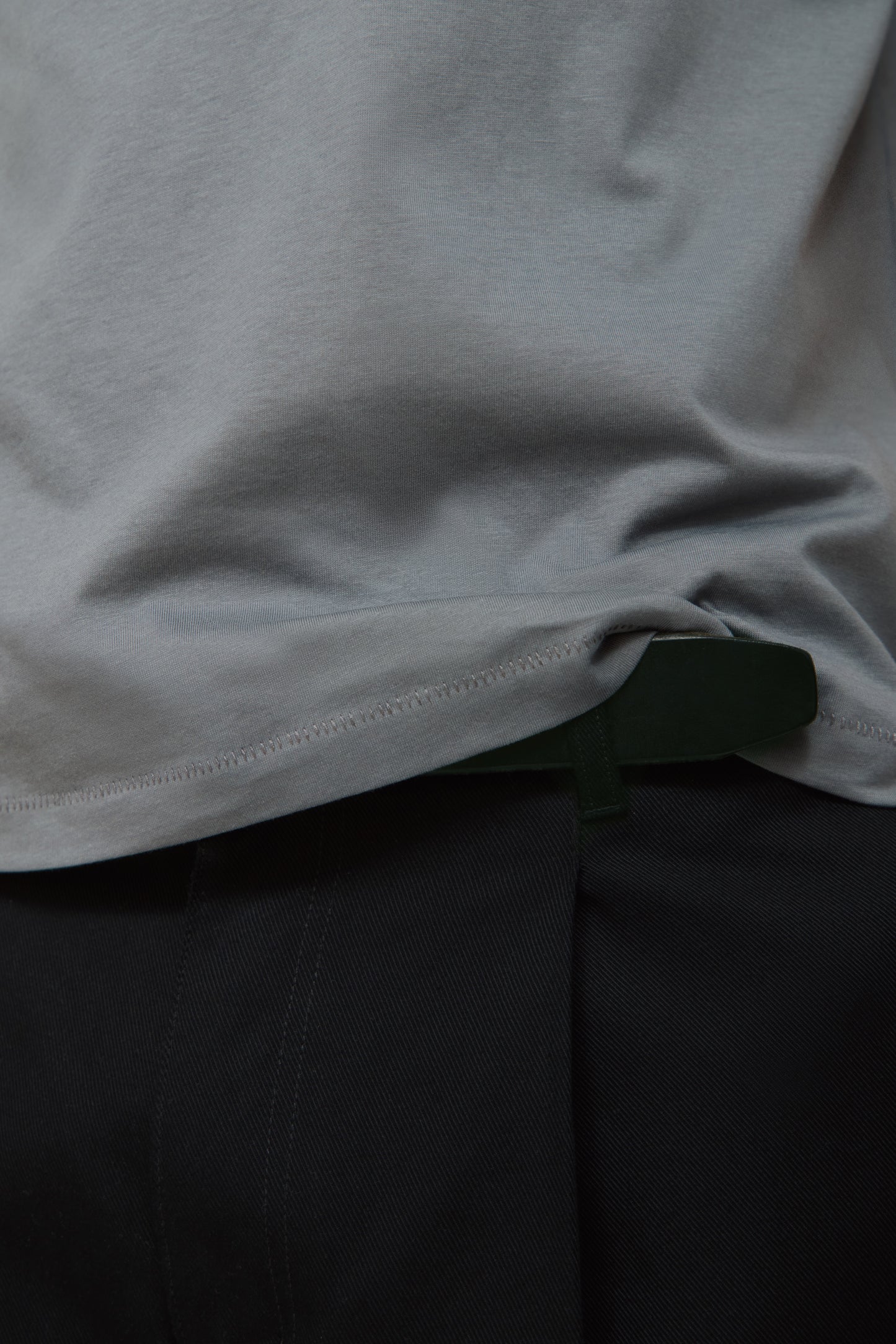 Men's Superfine Crew in Lava Smoke
