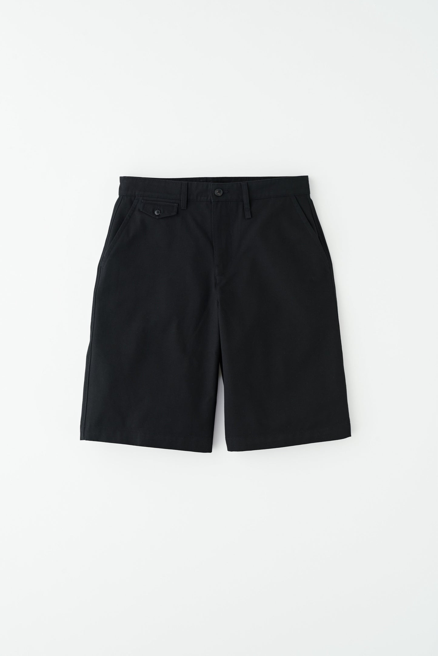 Men's Twill Bermuda Shorts in Black