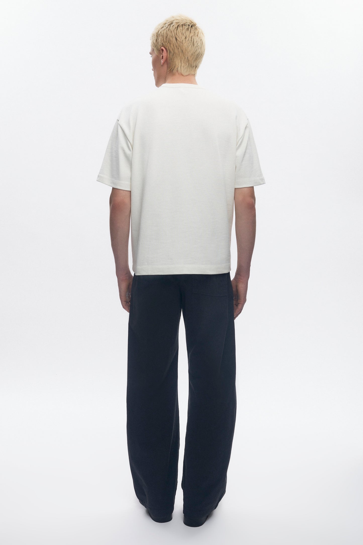 Men's Box Slub Tee in Marshmallow