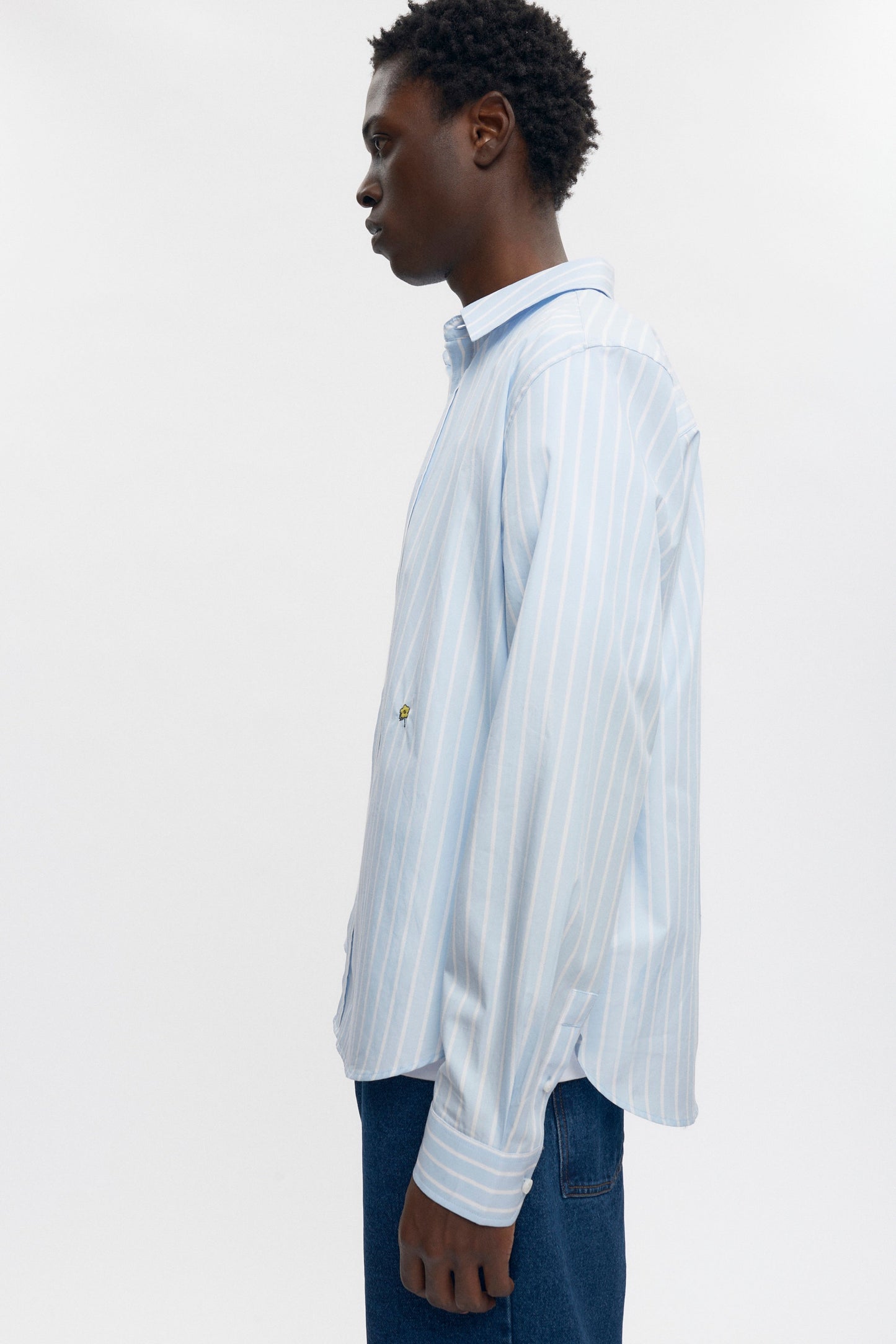 Men's Classic Stripe Shirt in Puritan Grey Stripe