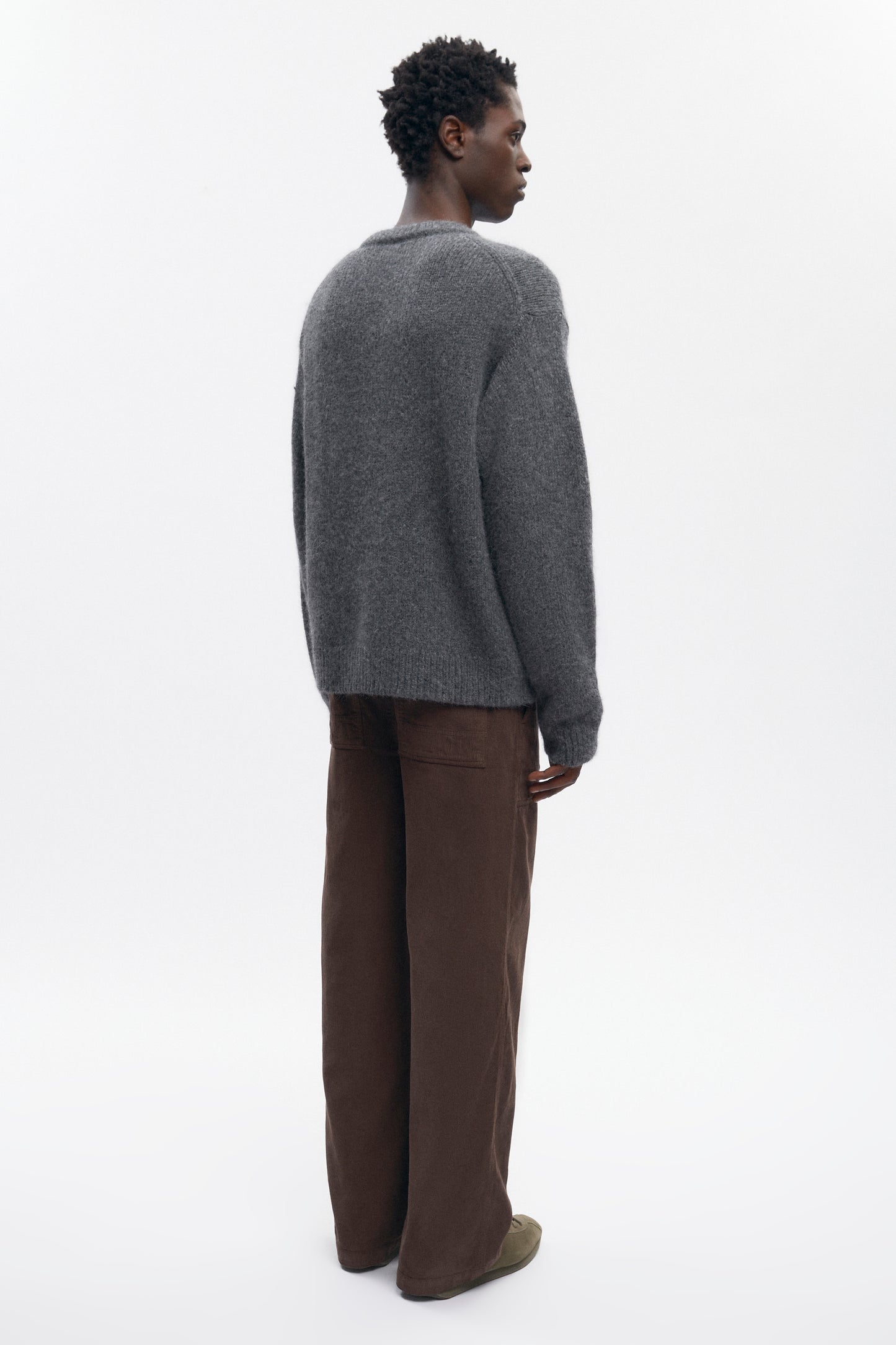 Men's Cord Work Pant in Coffee Bean
