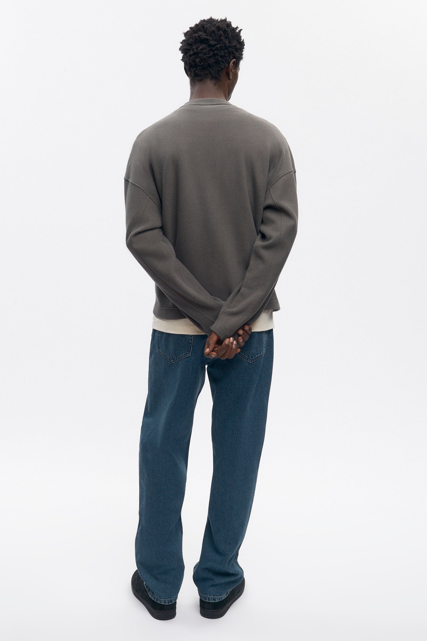 Men's Cozy Cardigan in Beluga