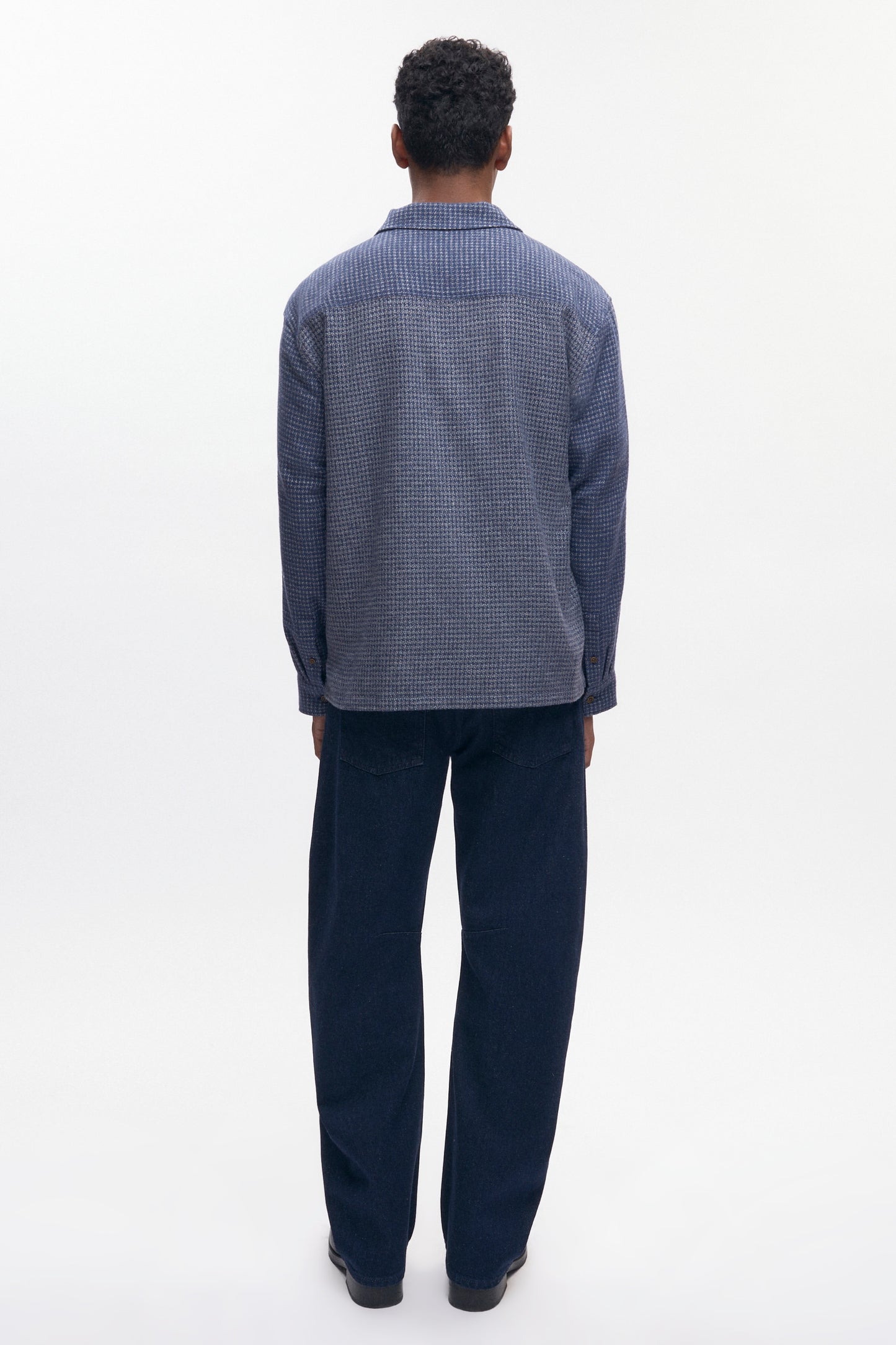 Men's Misr Shirt in Blue Mix