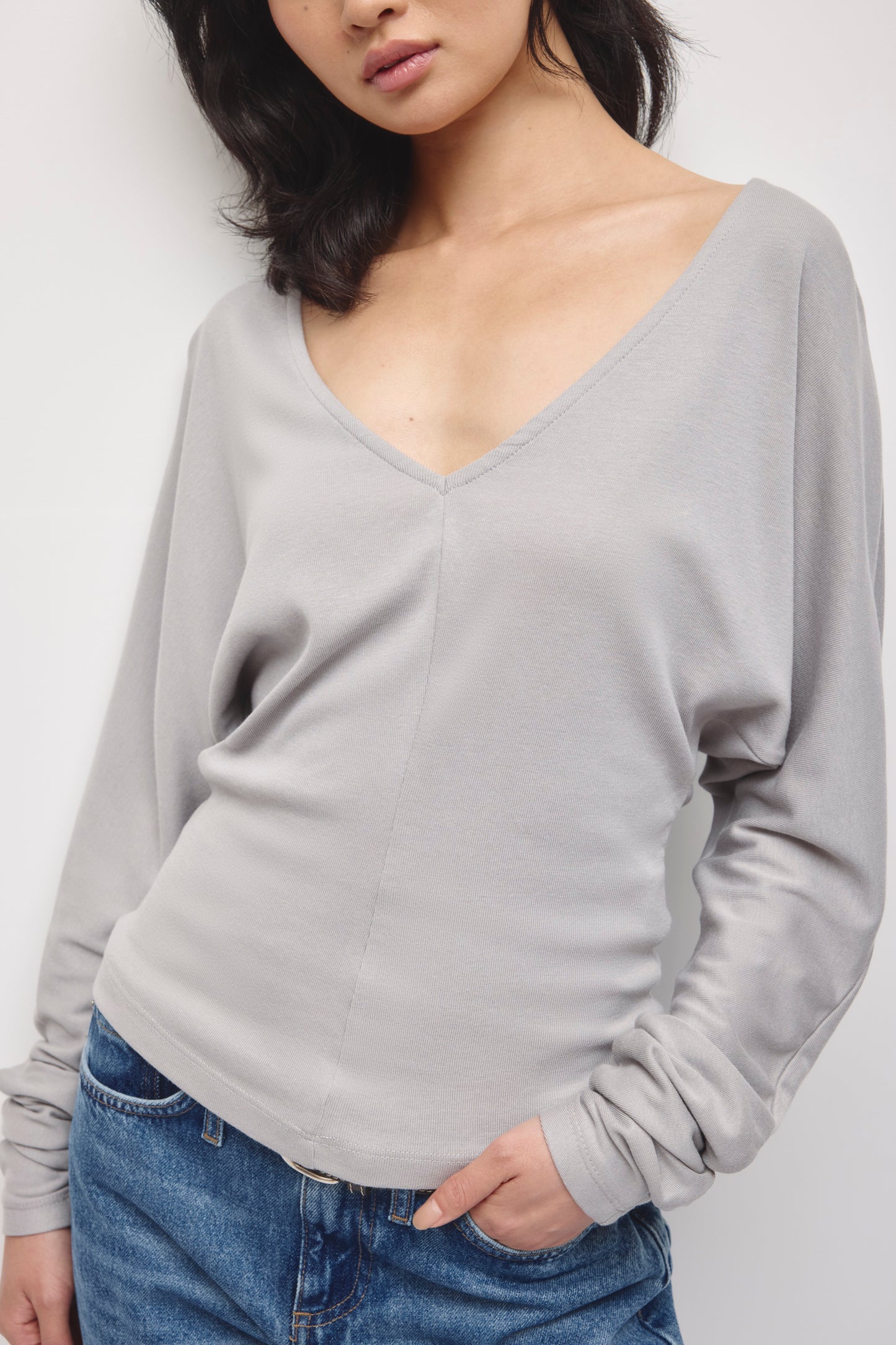 Women's Amaya Longsleeve in Gypsum