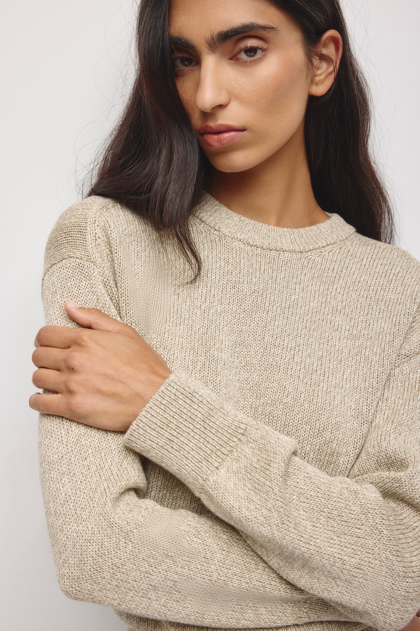 Women's Hamatah Sweater in Birch/Teak