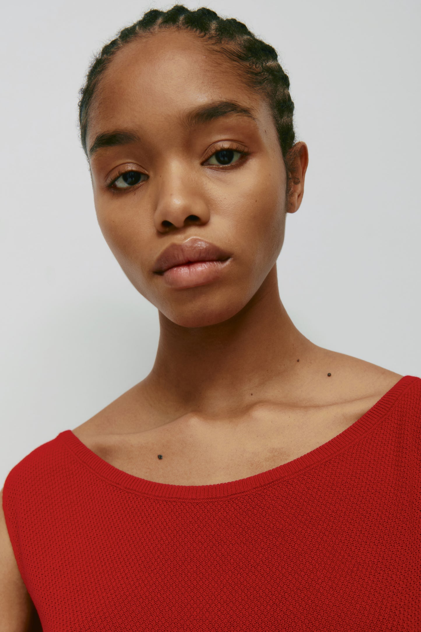 Women's Kenza Boatneck Tank in Salsa