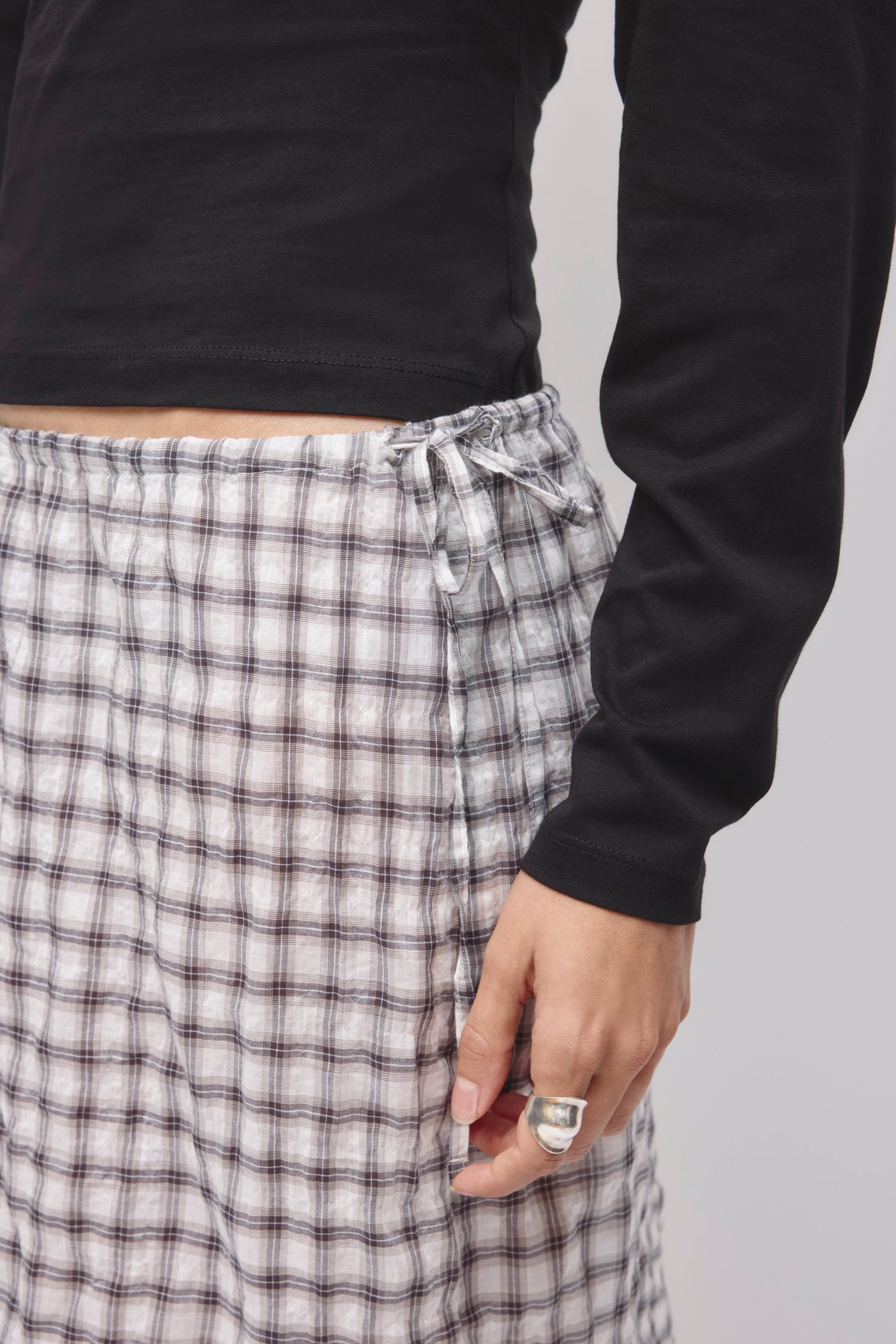Women's Luma Check Skirt in Thunderstorm Check