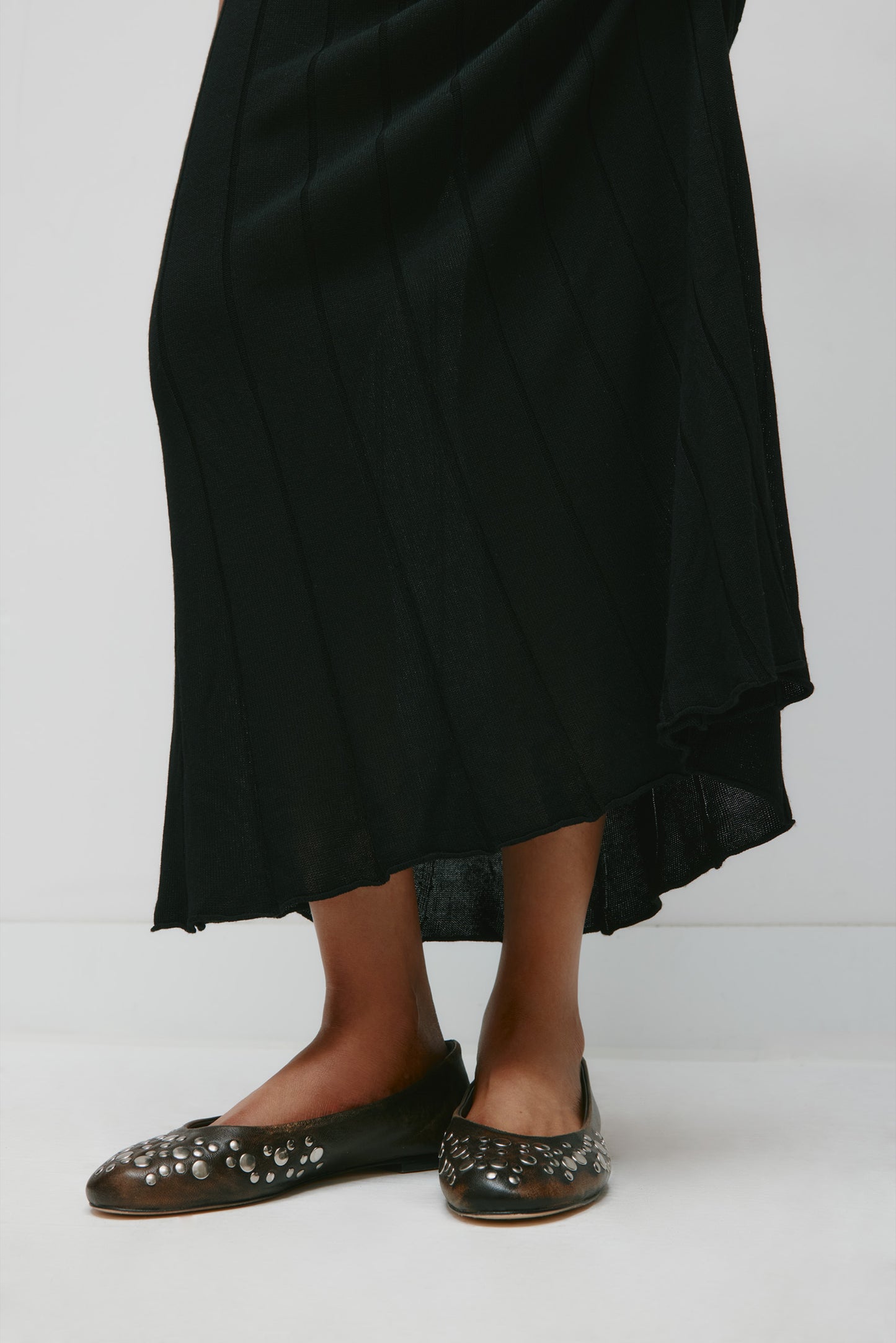 Women's Mesh Skirt in Black