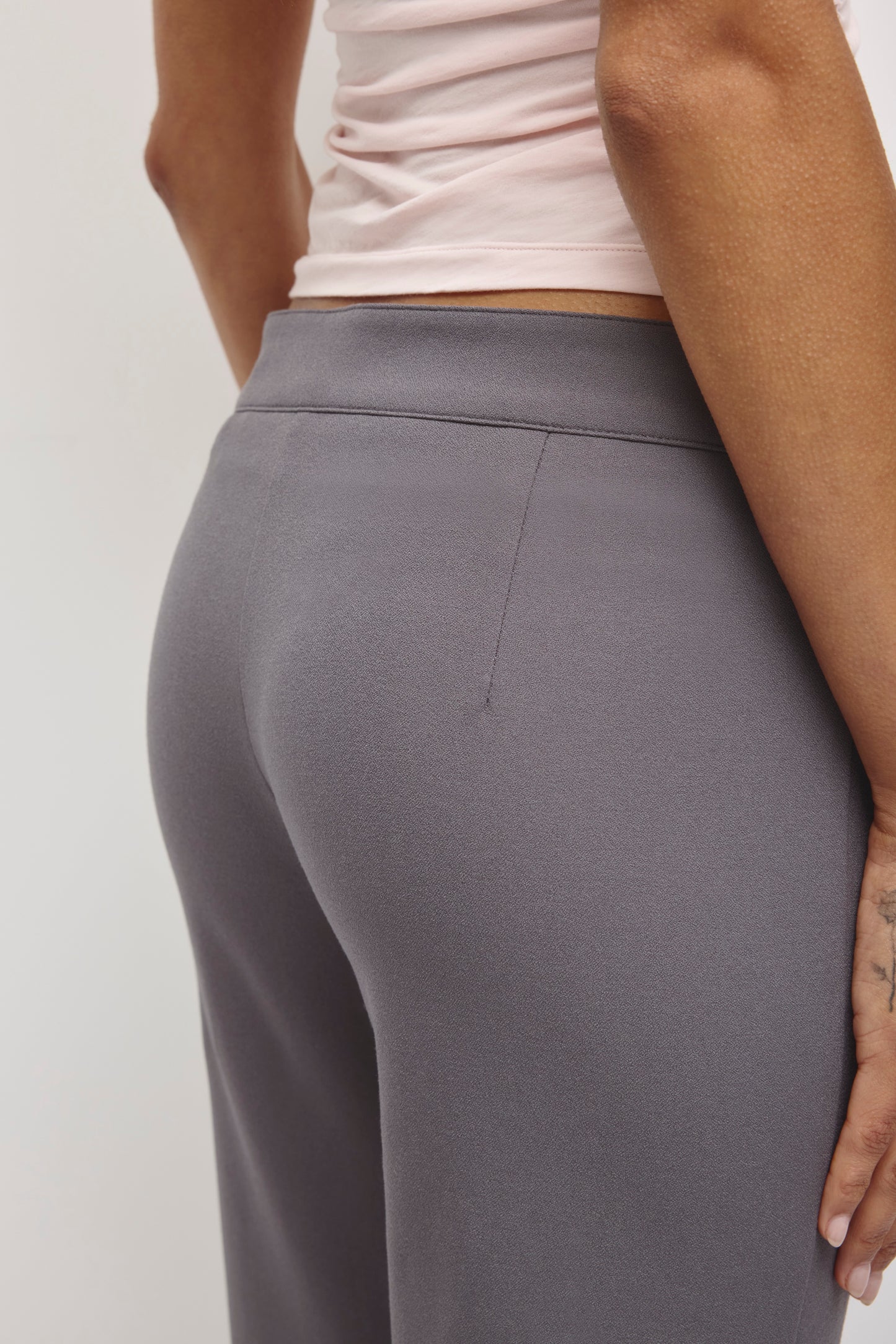 Women's Mira Flat Front Pant in Thunderstorm