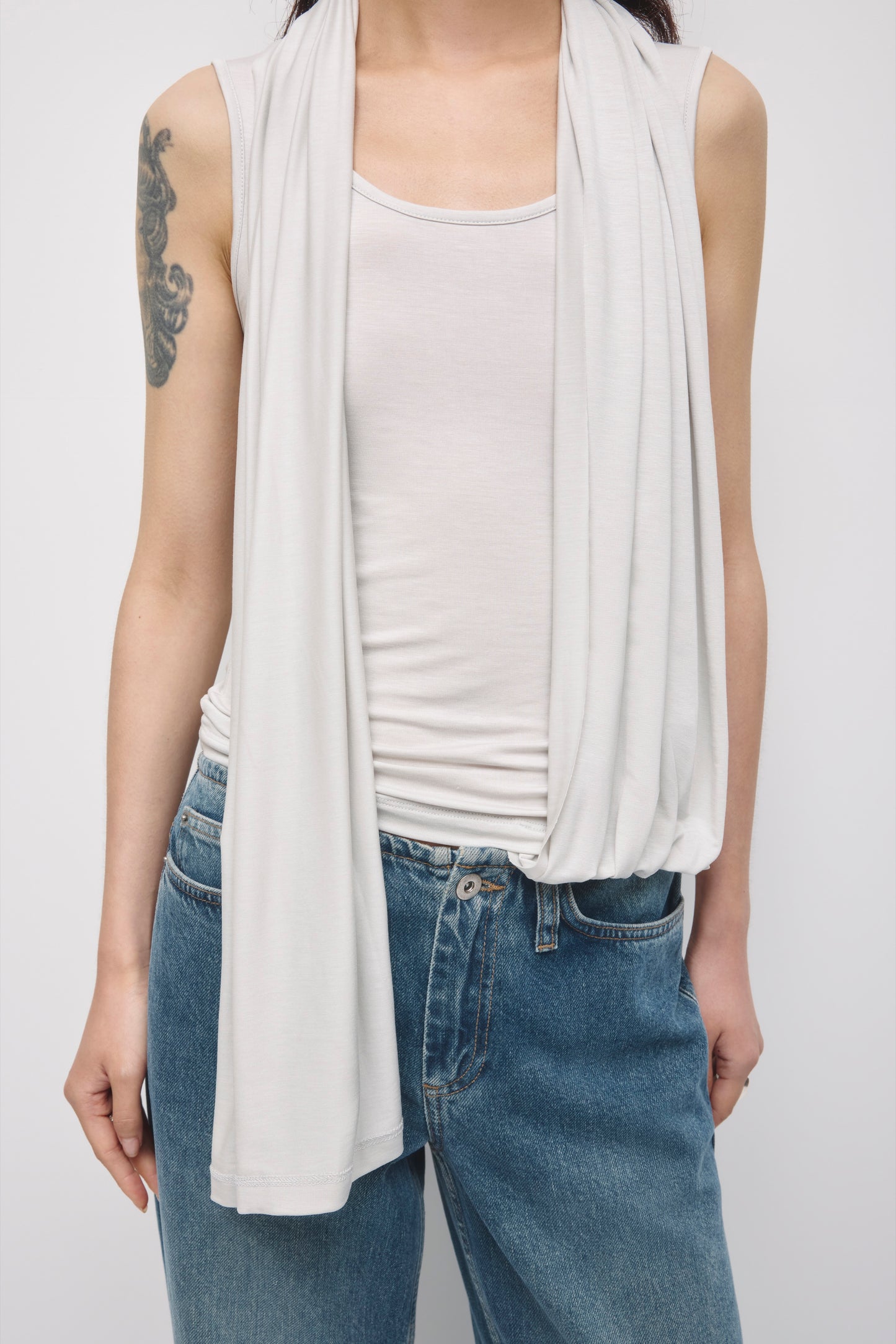 Women's Nayla Scarf Tank in Haze