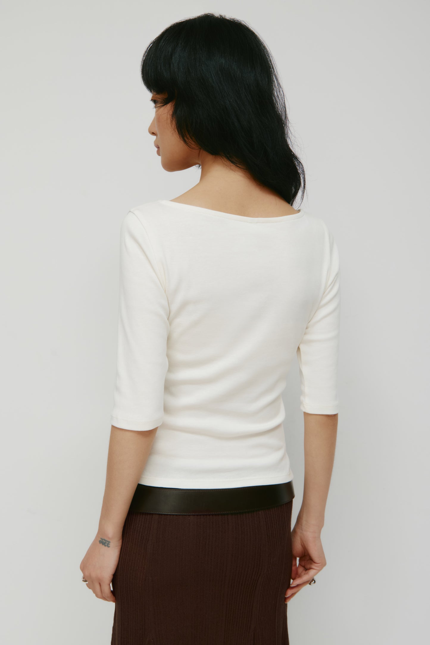 Women's Shortsleeve Cardigan in Marshmallow