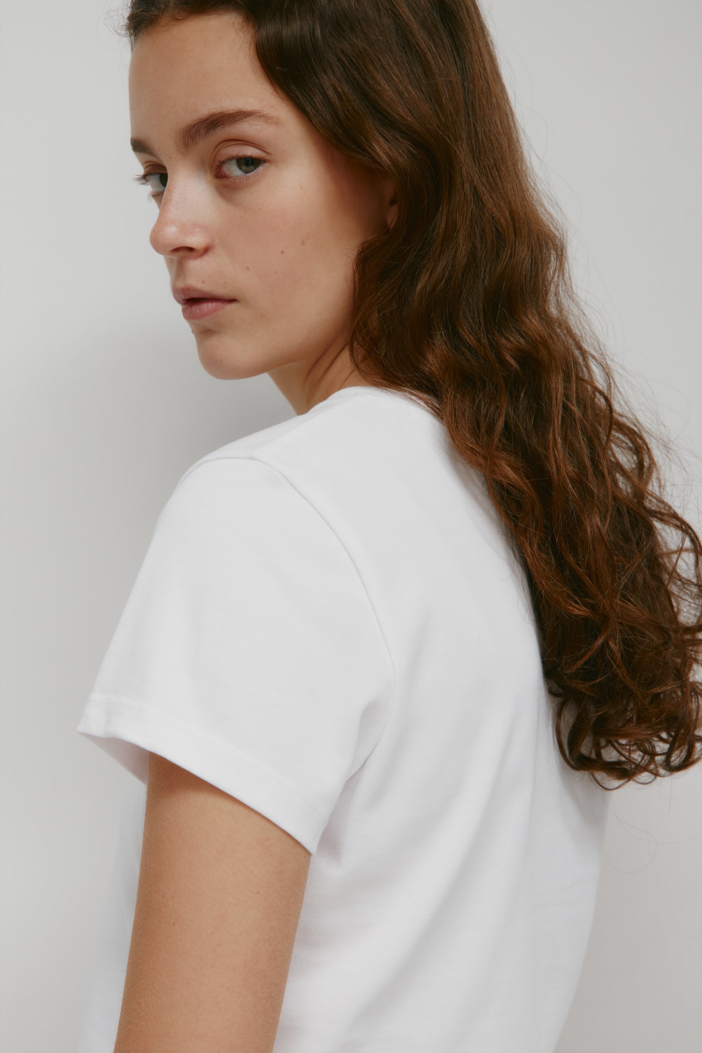 Women's Shrunken Tee in White