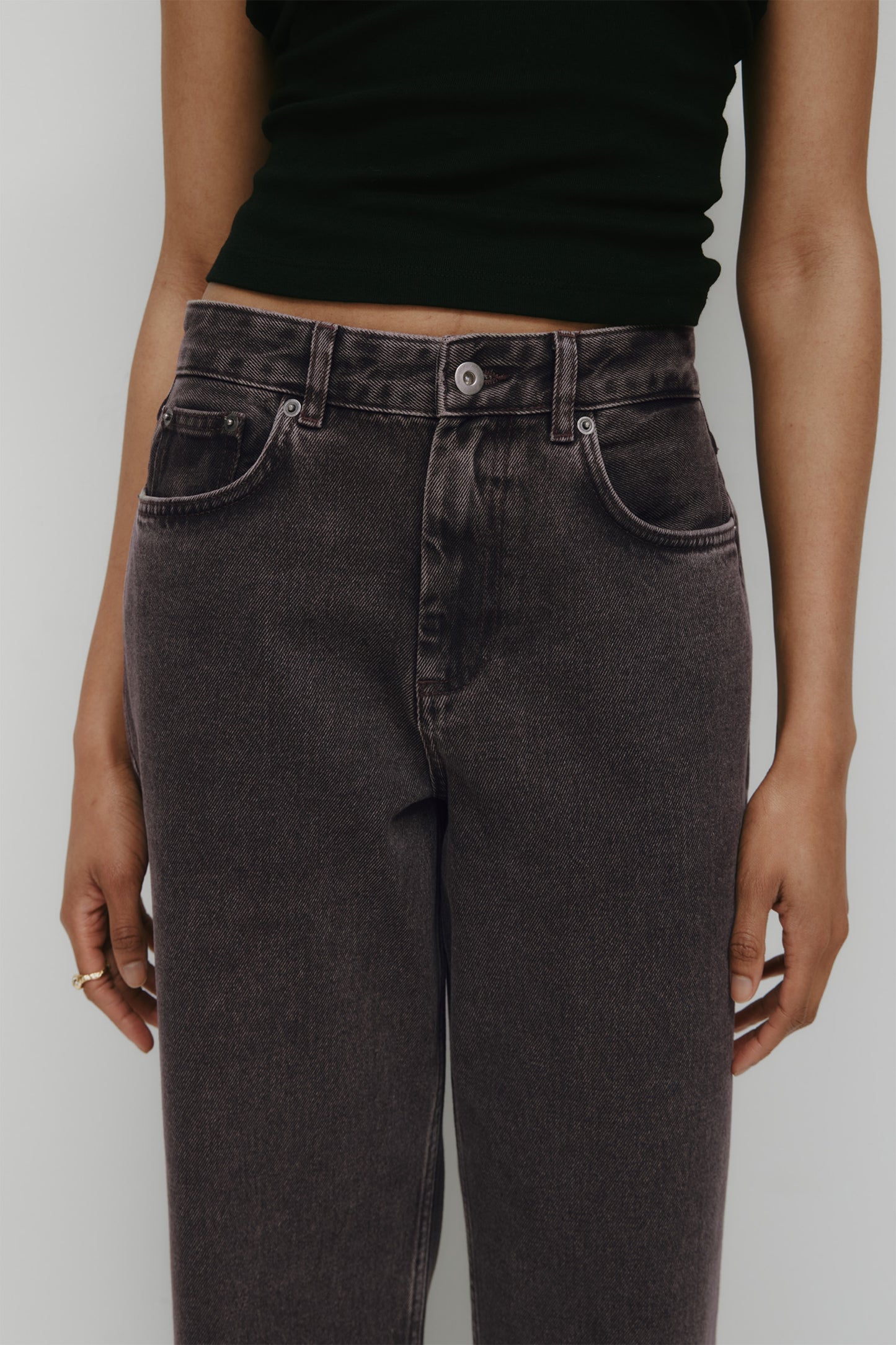 Women's Taba Denim in Brown Wash