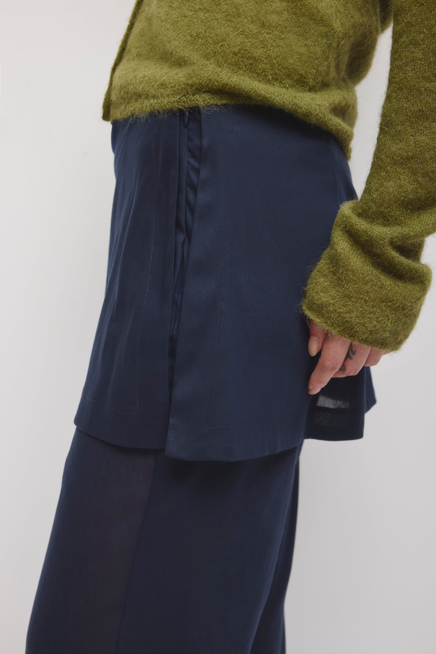 Women's Zaina Layered Pant in Deep Ocean