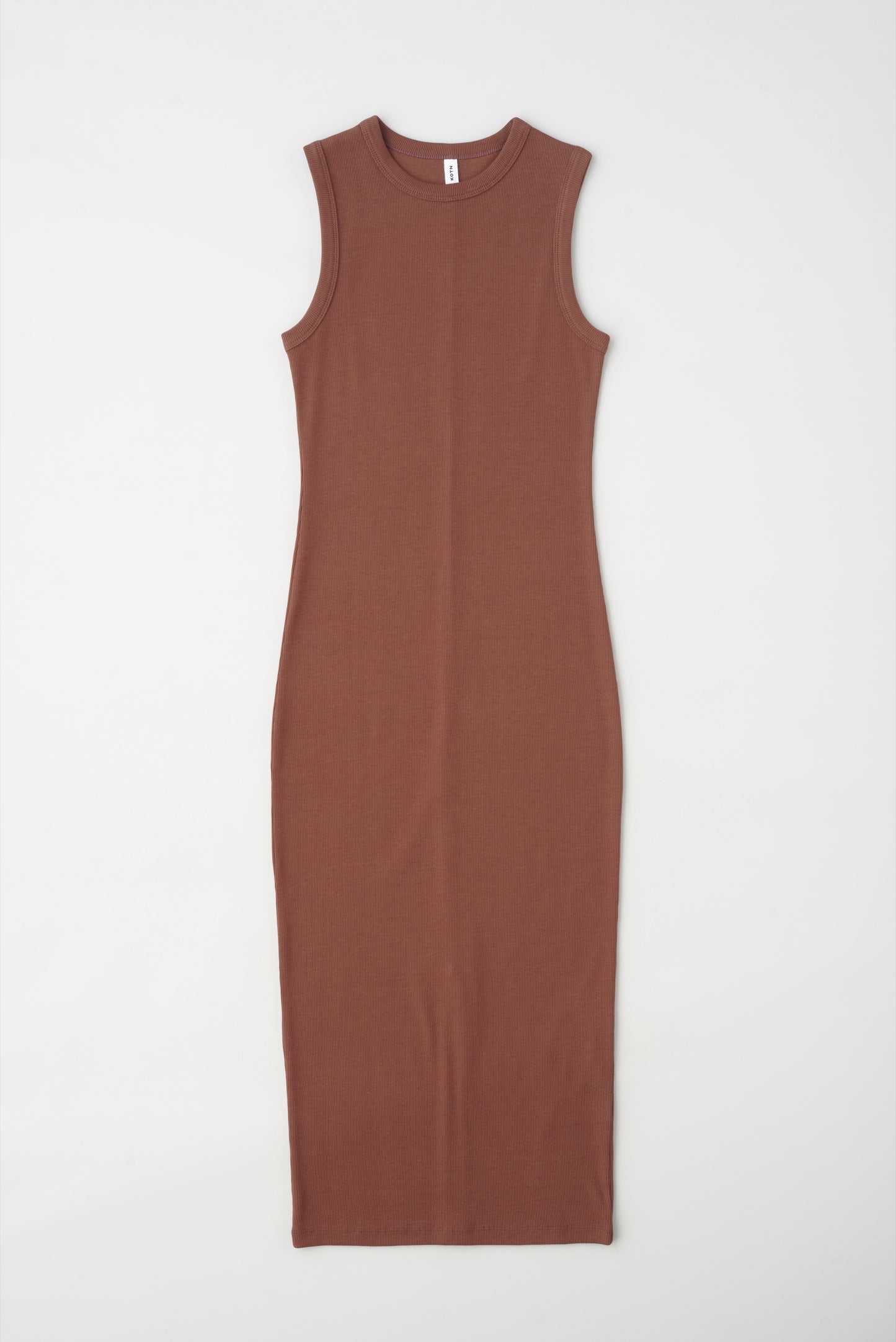 Women's Midi Racer Dress in Cappuccino