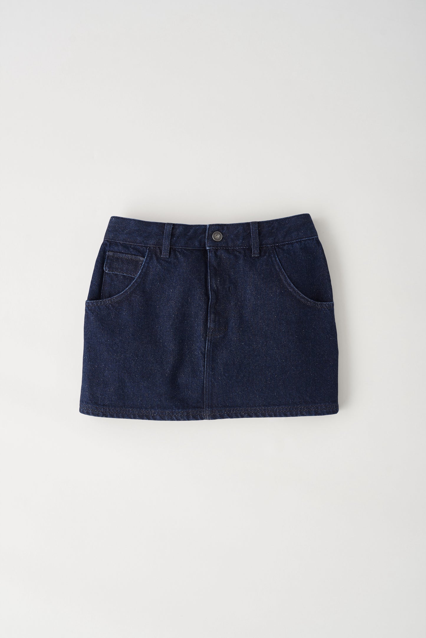 Women's Denim Mini Skirt in Rinse
