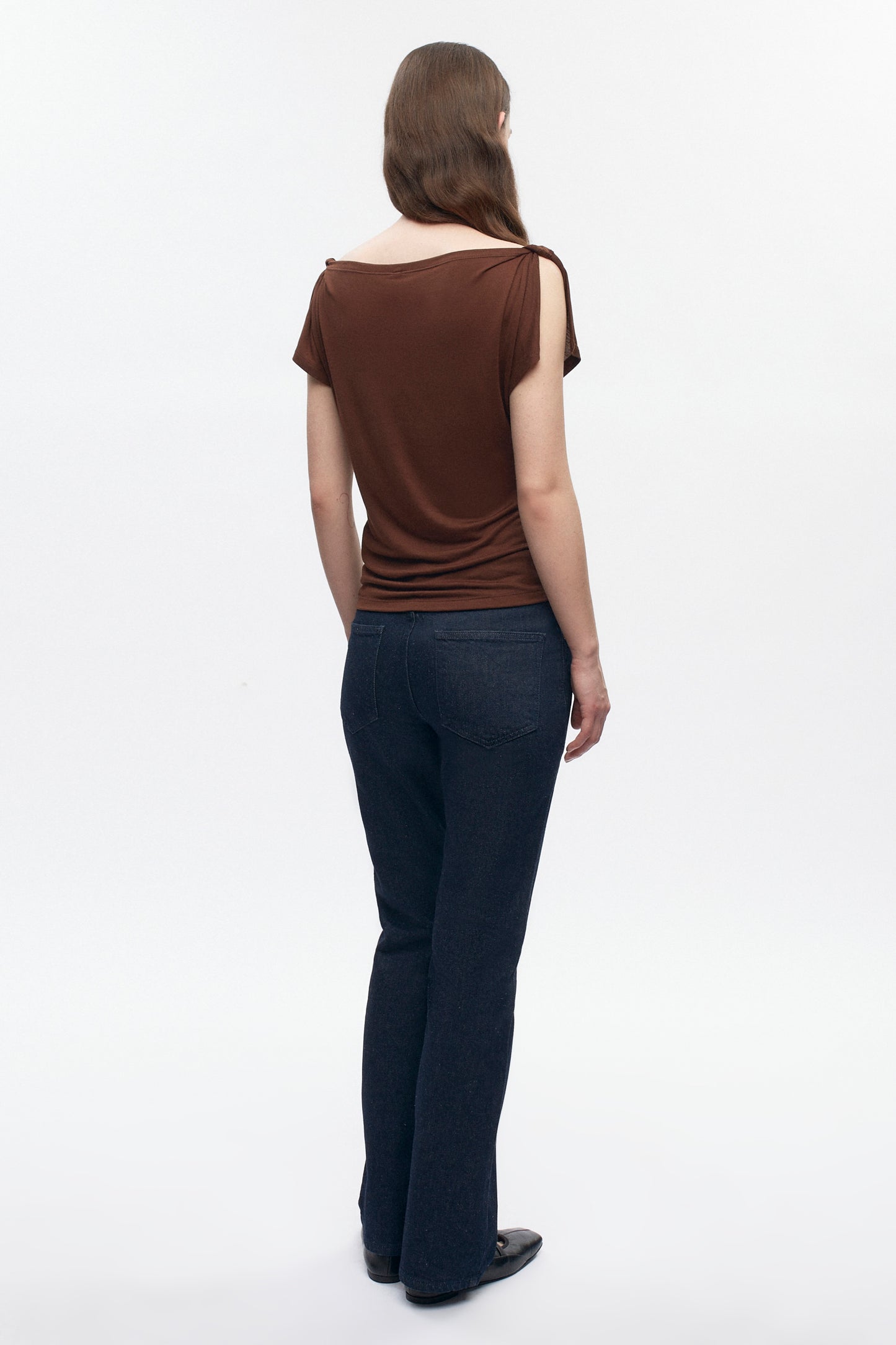 Women's Ayla Boatneck Top in Cocoa