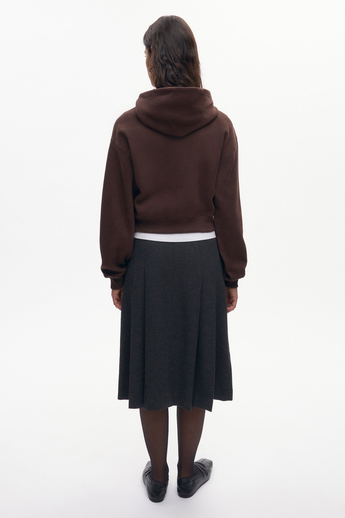 Women's Cozy Zip Hoodie in Coffee Bean