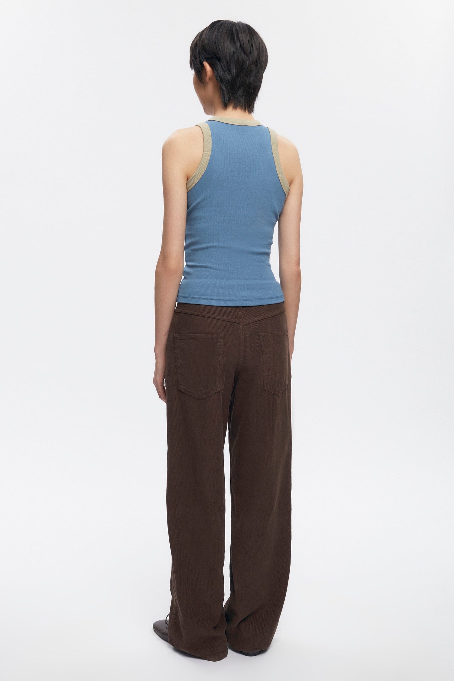 Women's Racer Tank in Delta/Desert
