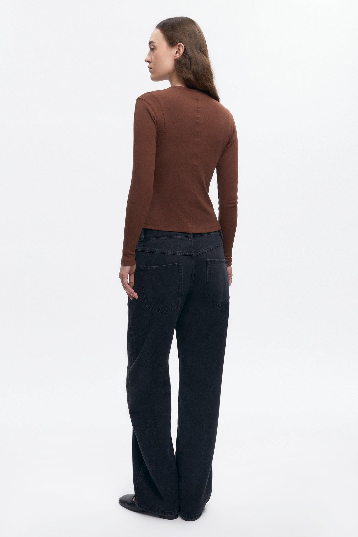 Women's Trace Longsleeve in Cocoa