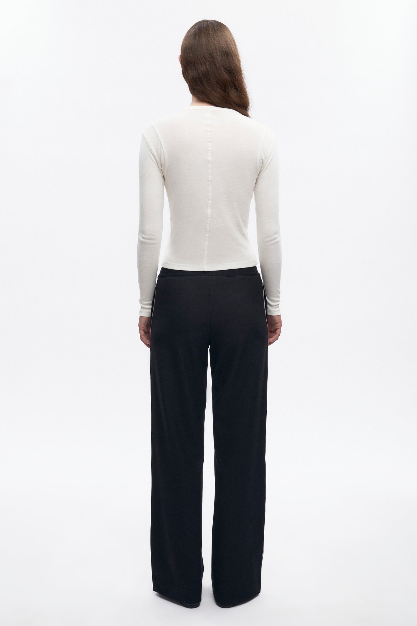 Women's Trace Longsleeve in Marshmallow