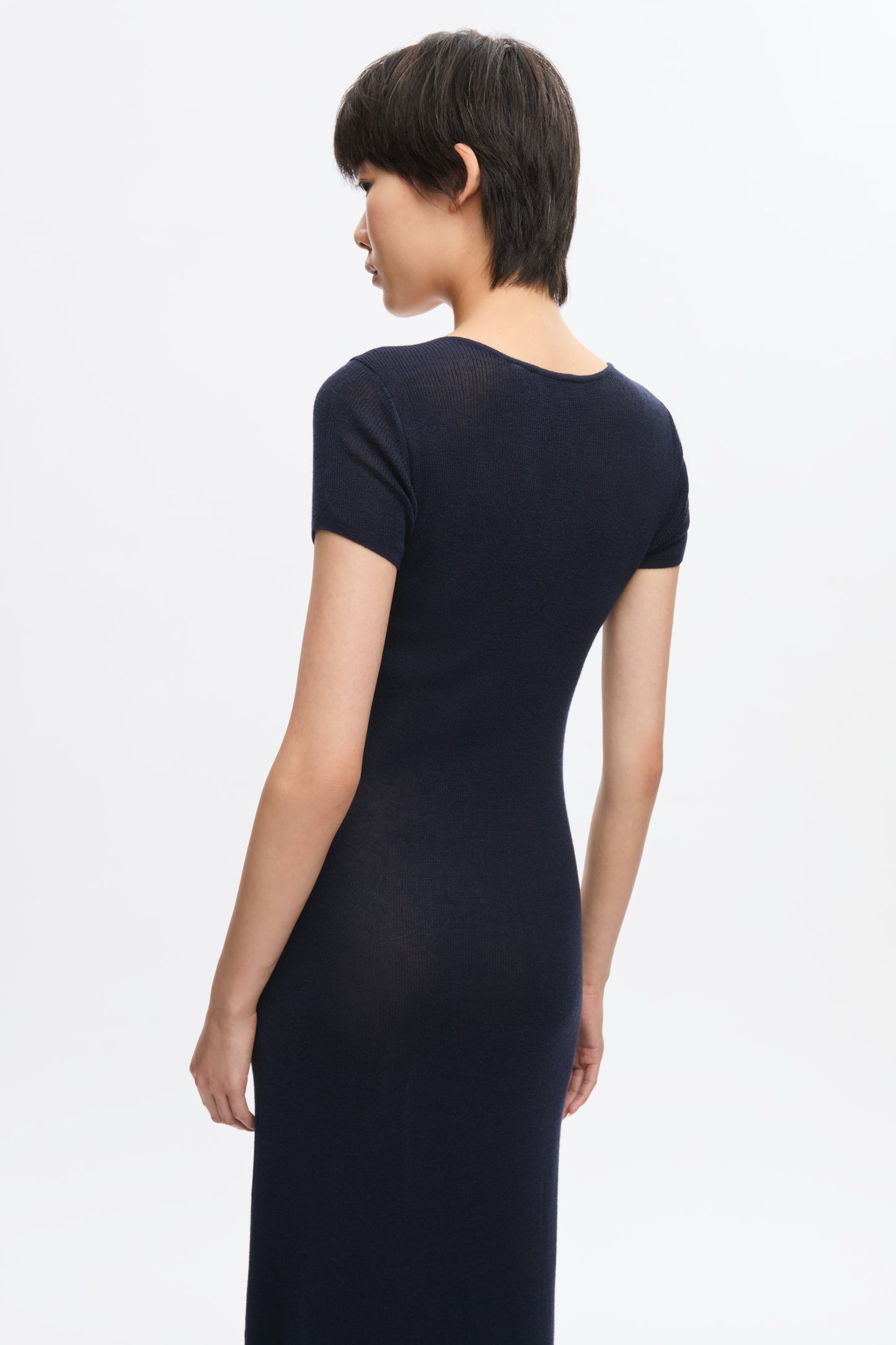 Women's Iris Knit Dress in Midnight