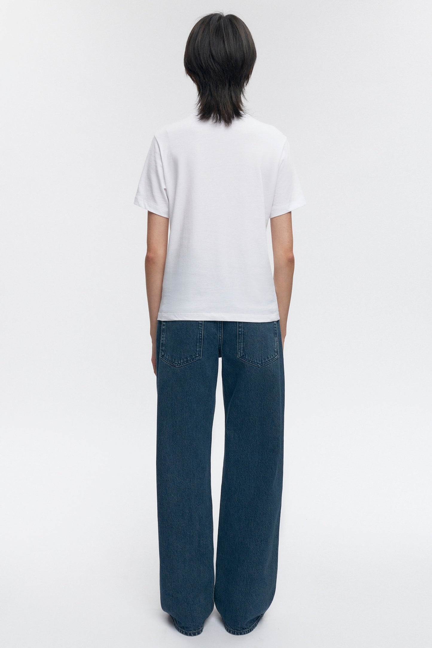 Women's Essential Crew in White