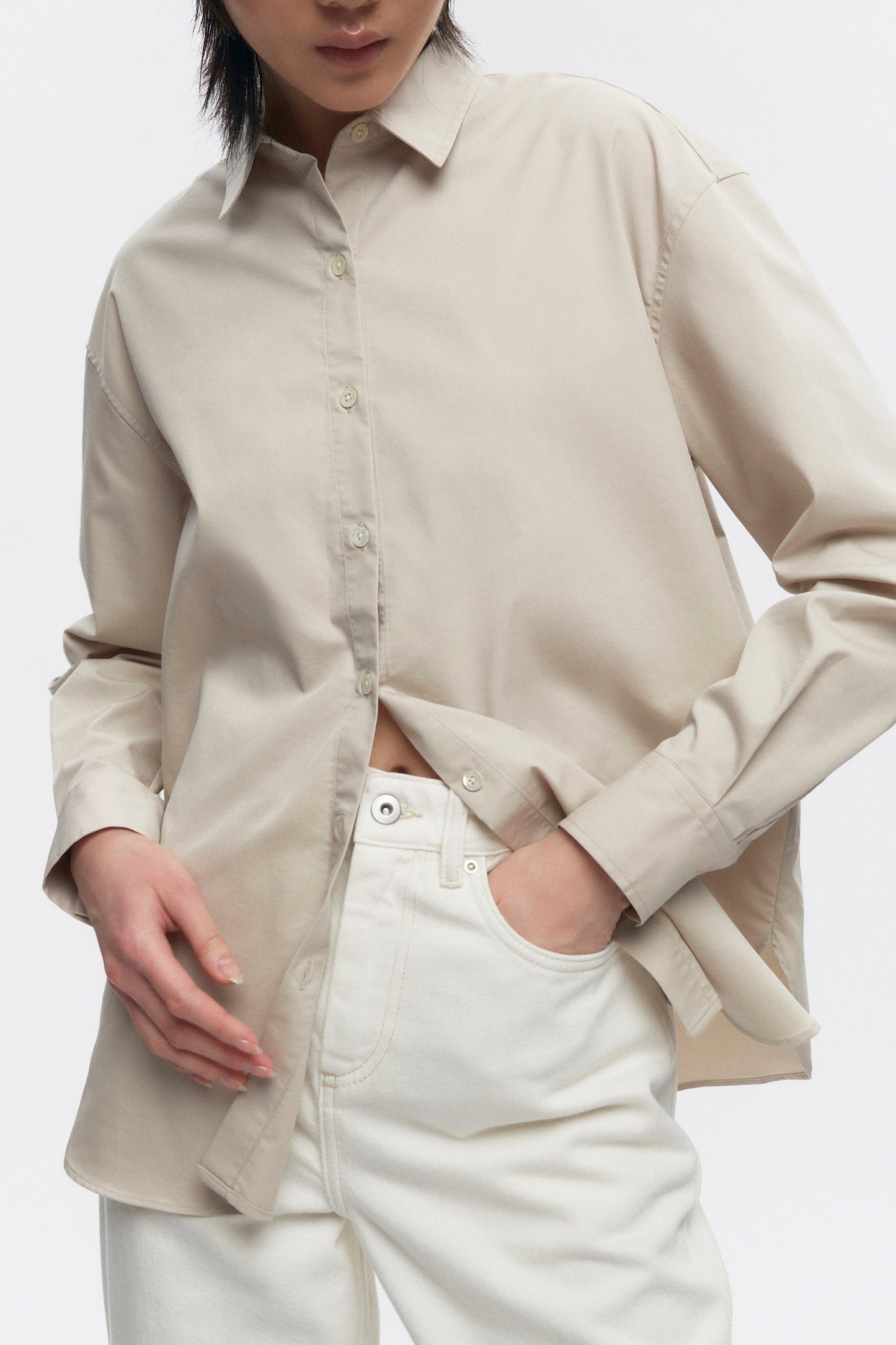 Women's Merire Shirt in Fog