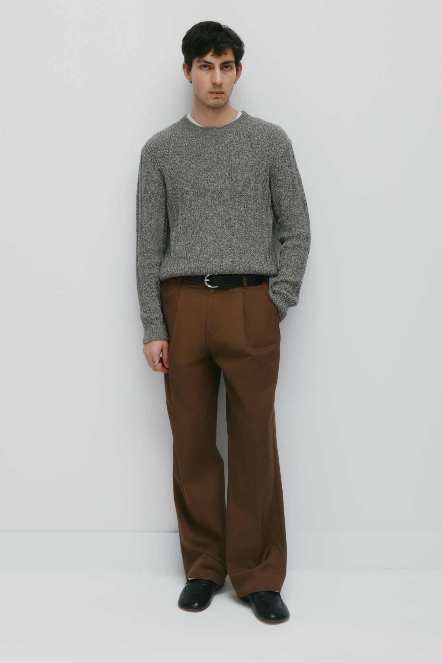 Men's Nilus Trouser in Walnut