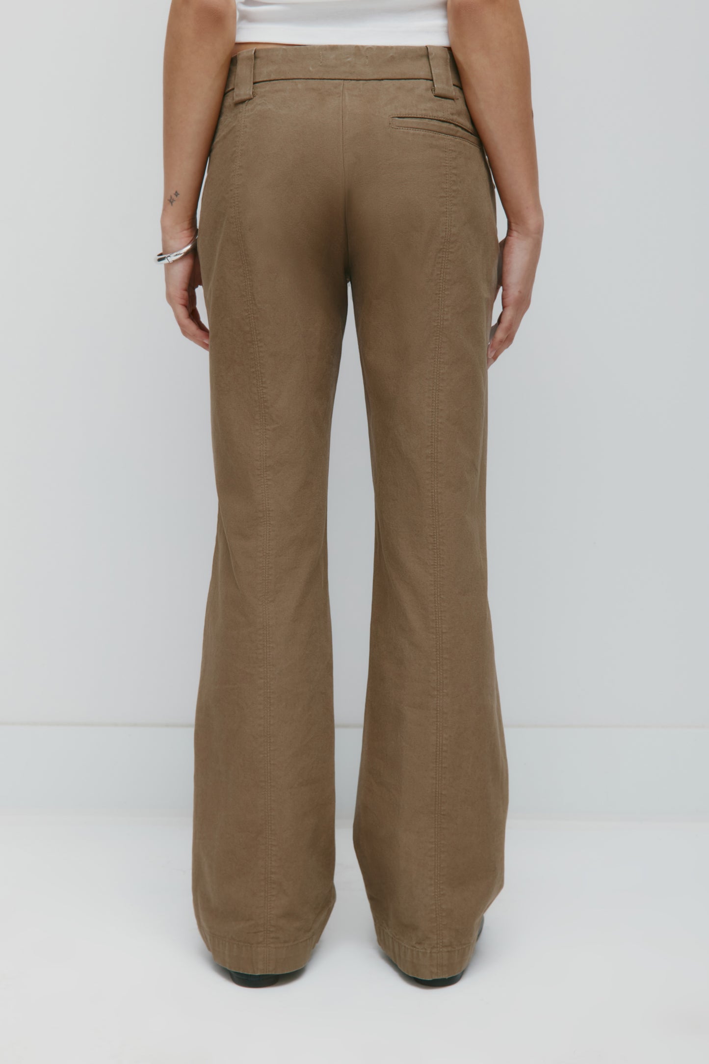 Women's Heka Pocket Trouser in Khaki Brown