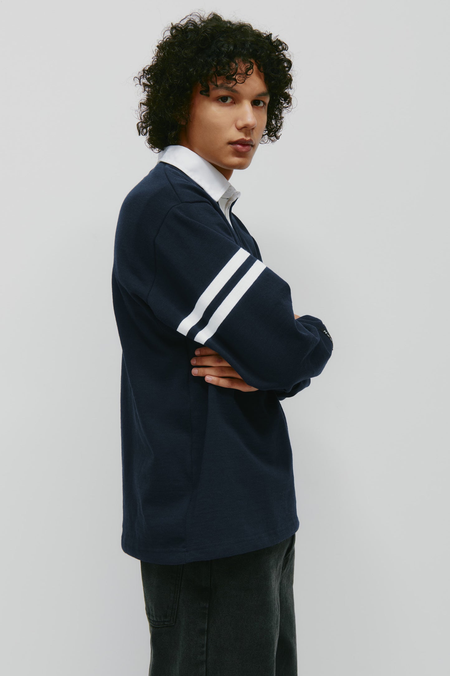 Barbarian Rugby in Navy/White