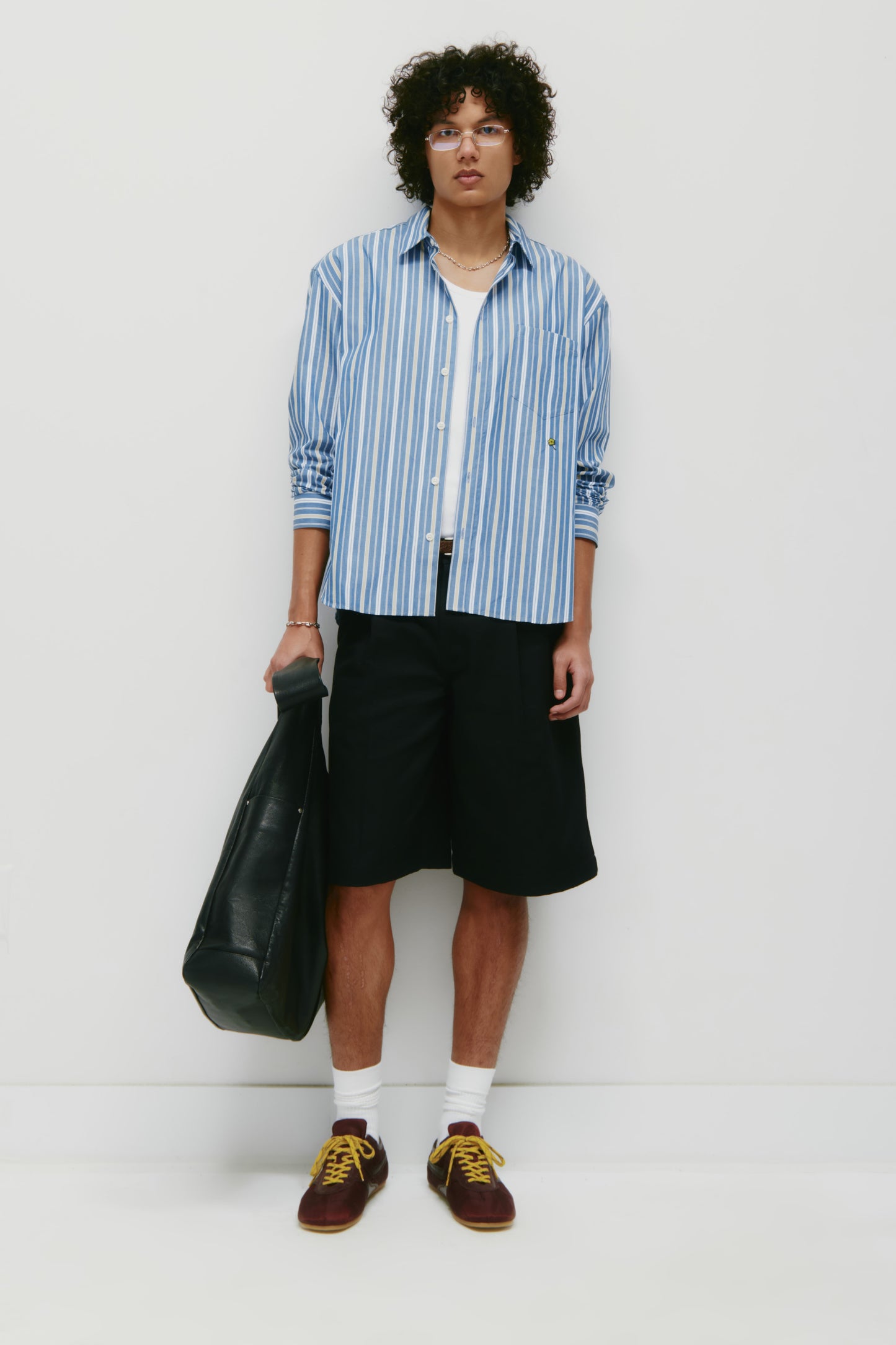 Men's Zia Shirt in Dark Indigo/Yakimo/Safari Stripe