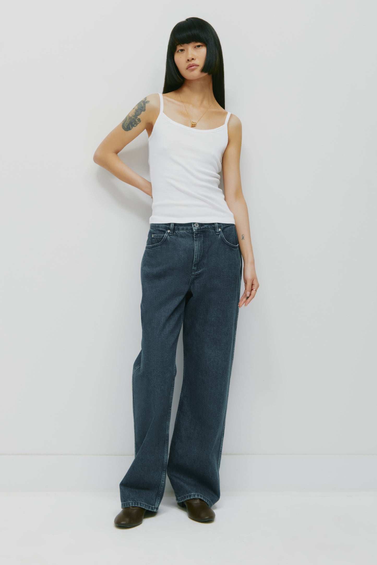 Women's Micro Rib Cami in White