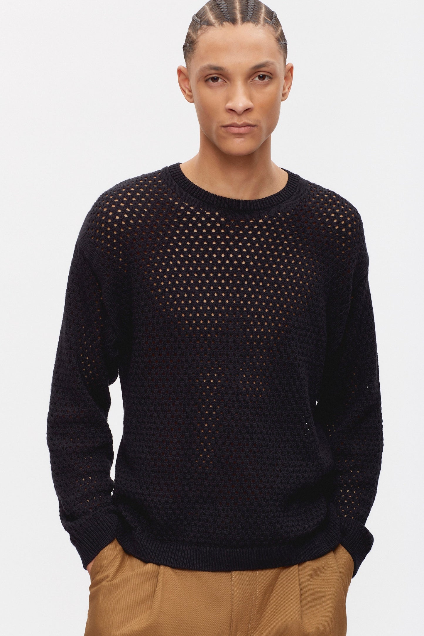 Men's Mina Sweater in Black